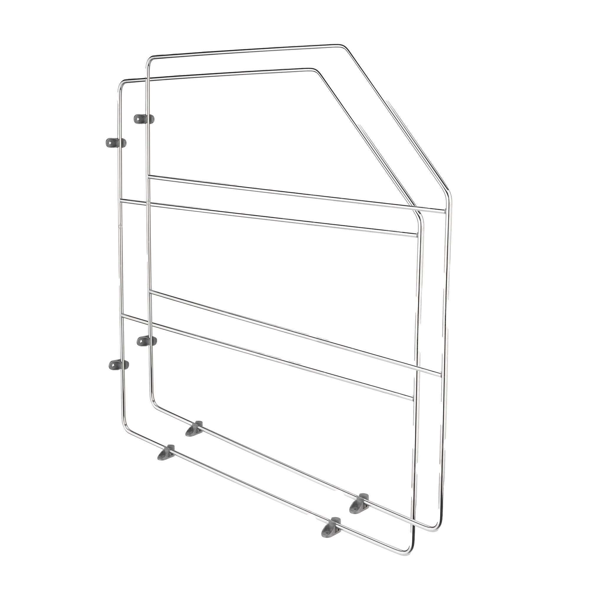 Rev-A-Shelf 18" Bakeware Divider for Wall/Base Cabinets, Chrome, 597-18CR-2-1 - VMInnovations