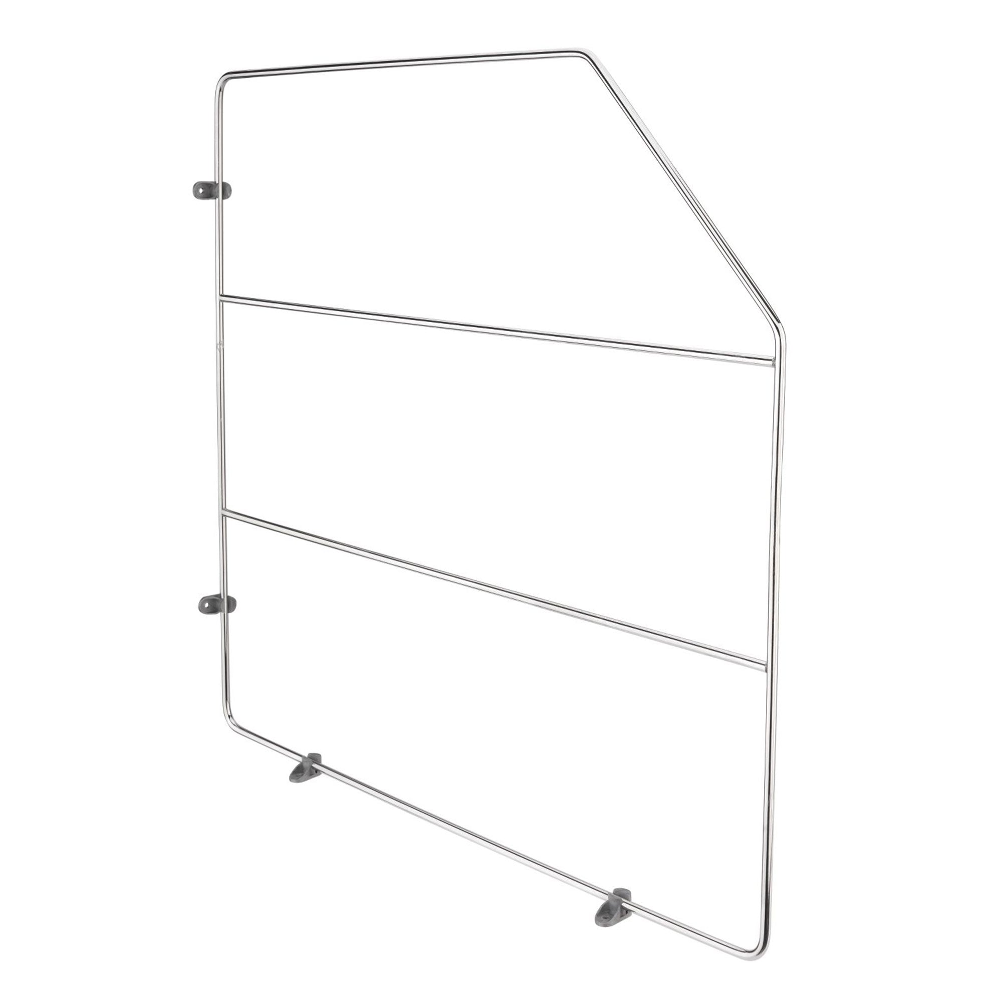 Rev-A-Shelf 18" Bakeware Divider for Wall/Base Cabinets, Chrome, 597-18CR-2-1