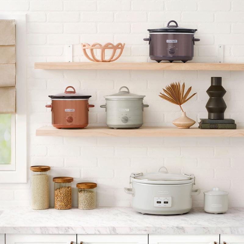 Crock-Pot 3 Quarts Manual Design Series Slow Cooker w/3 Heat Settings, Copper