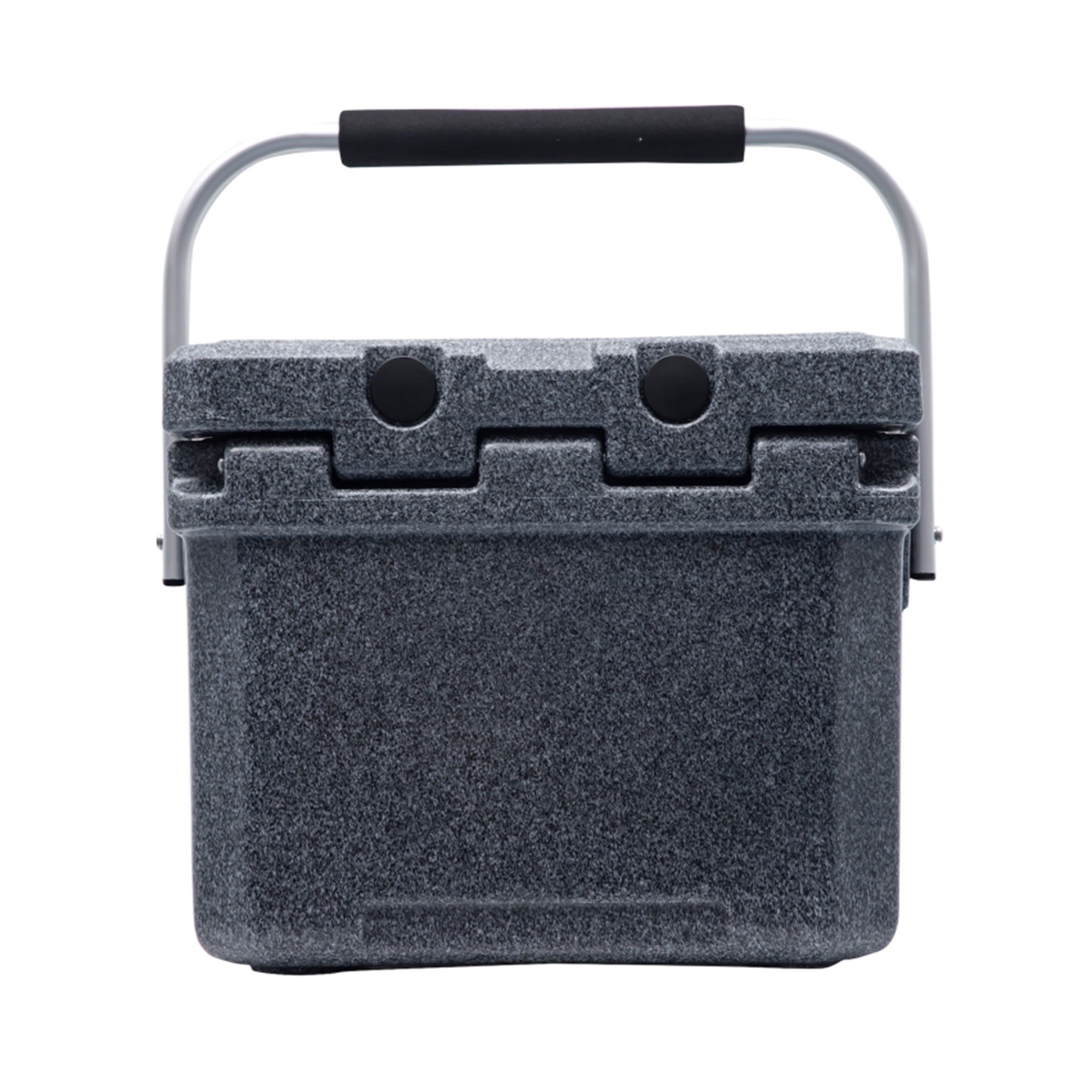 CAMP-ZERO 10 Lt 10.6 Qt Lidded Cooler w/2 Molded In Cup Holders, Black(Open Box) - VMInnovations