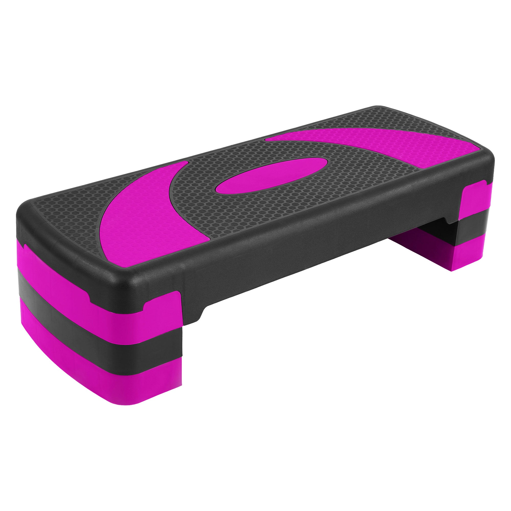 BalanceFrom Fitness Adjustable Workout Aerobic Step Platform Trainer w/ Raisers - VMInnovations