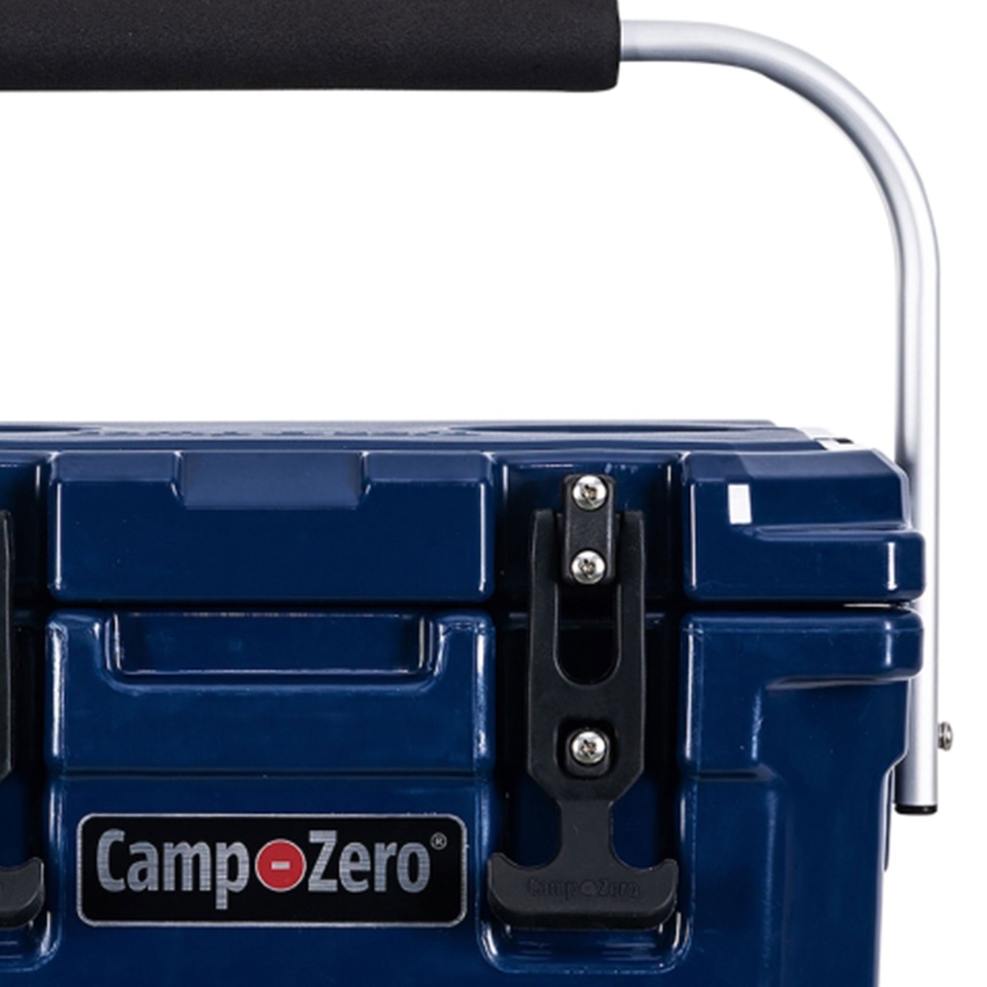 CAMP-ZERO 10 Liter 10.6 Quart Cooler w/ 2 Molded In Cup Holders, Navy (Open Box) - VMInnovations