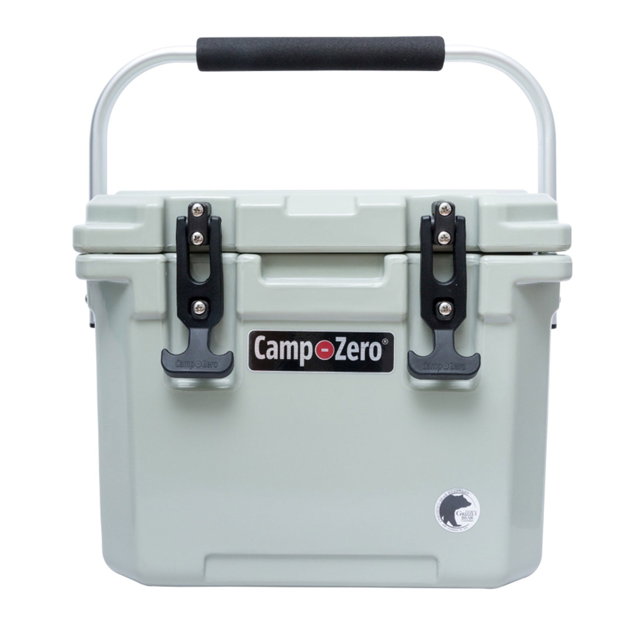CAMP-ZERO 10 Liter 10.6 Quart Lidded Cooler with 2 Molded In Cup Holders, Sage - VMInnovations