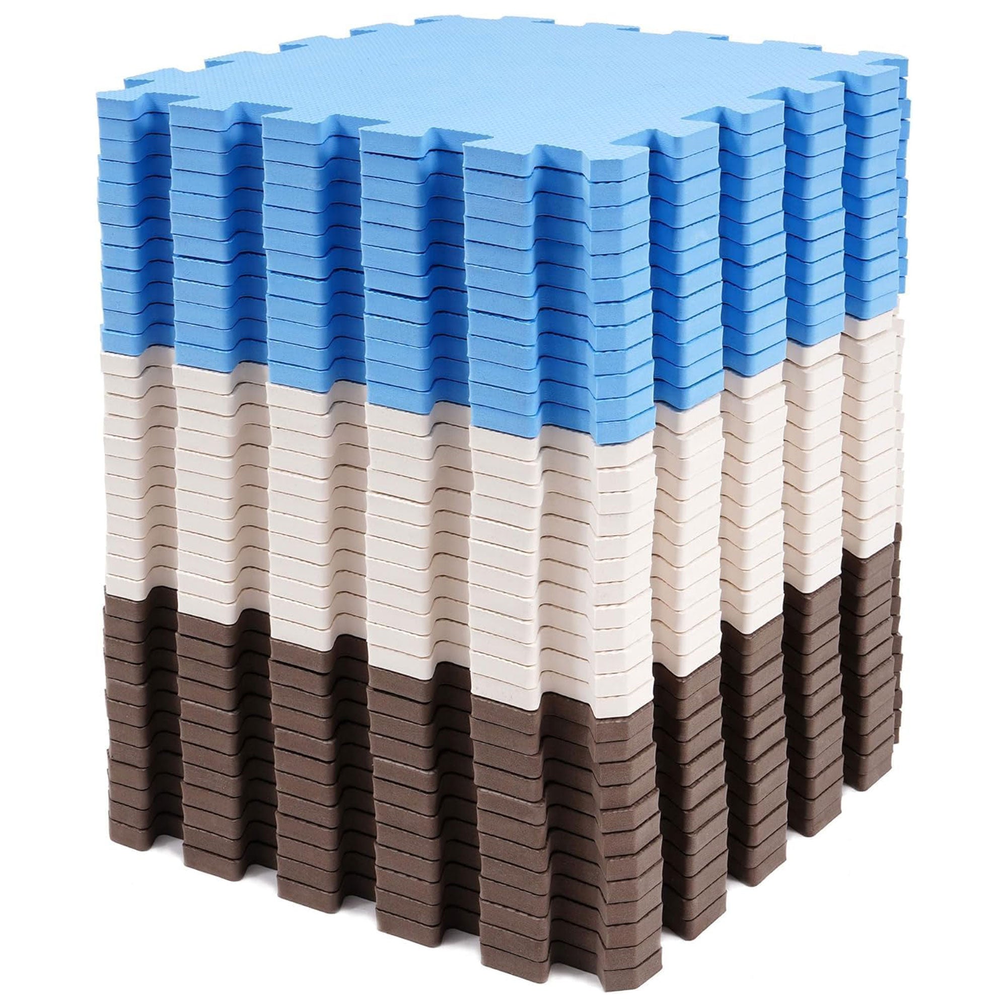 16 Tile Thick Interlocking Puzzle Foam Exercise Play Mat (Open Box) - VMInnovations