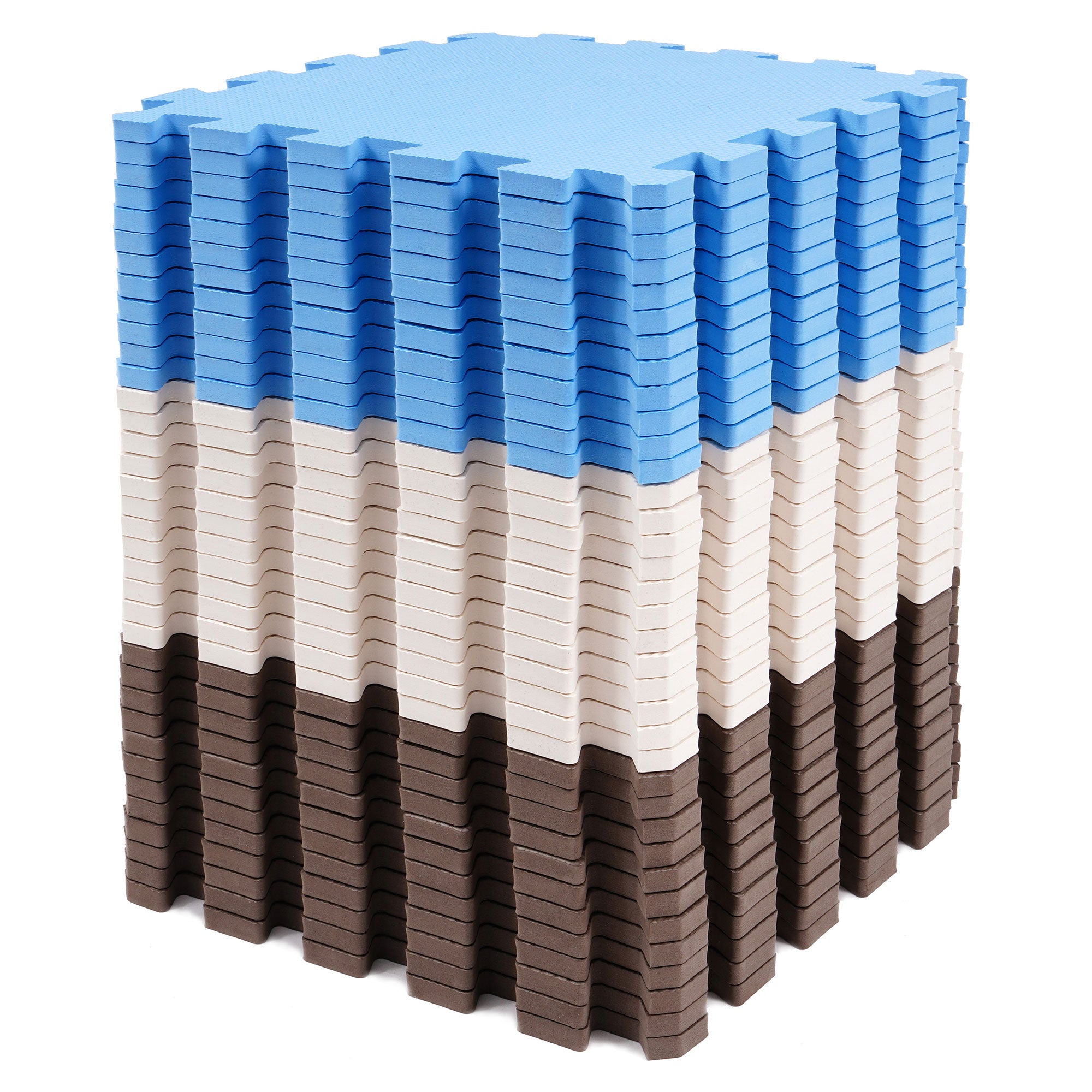 BalanceFrom 36 Tile Thick Interlocking Puzzle Foam Exercise Play Mat (Open Box) - VMInnovations