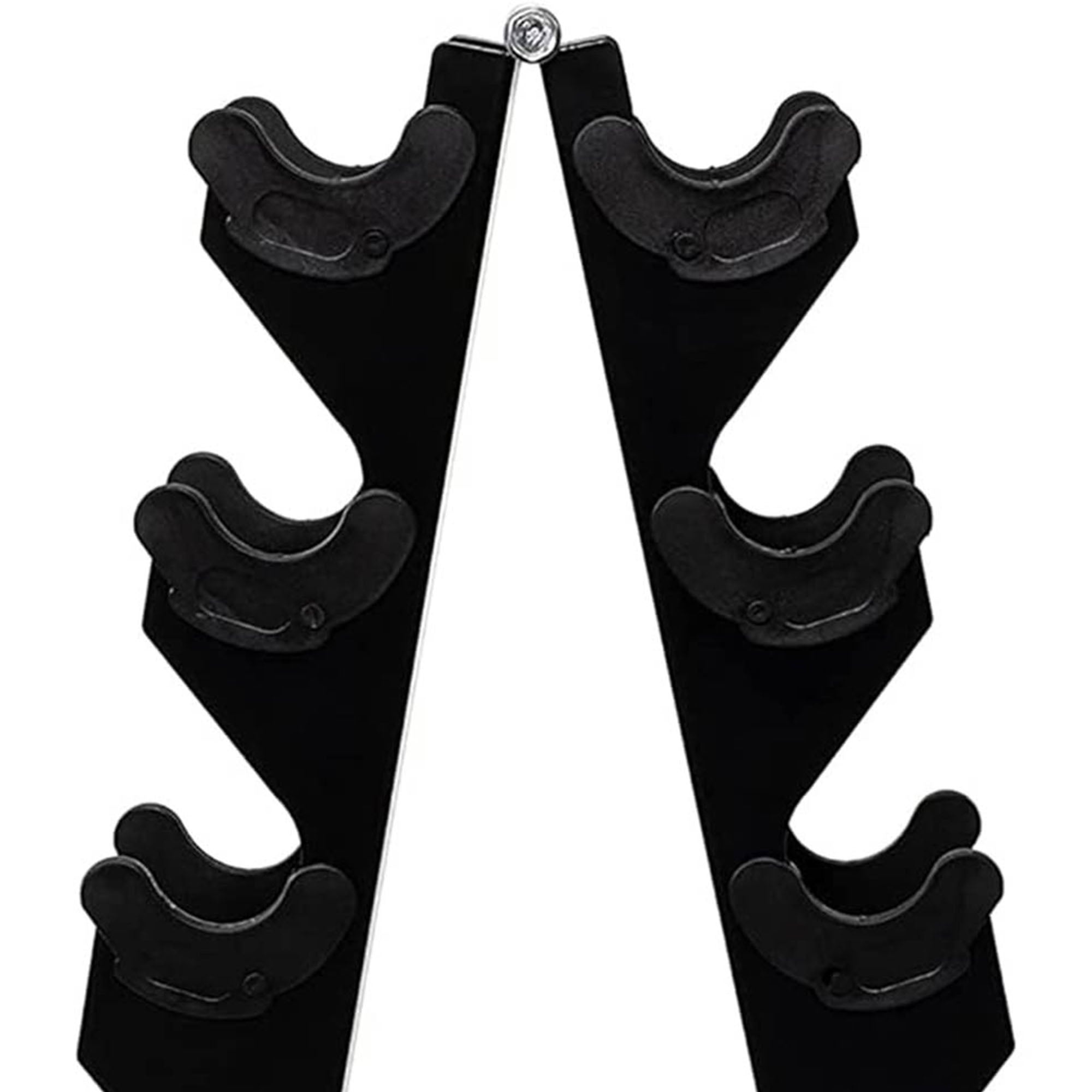 BalanceFrom Fitness 76lb Neoprene Coated Dumbbell Set w/Stand (Open Box)