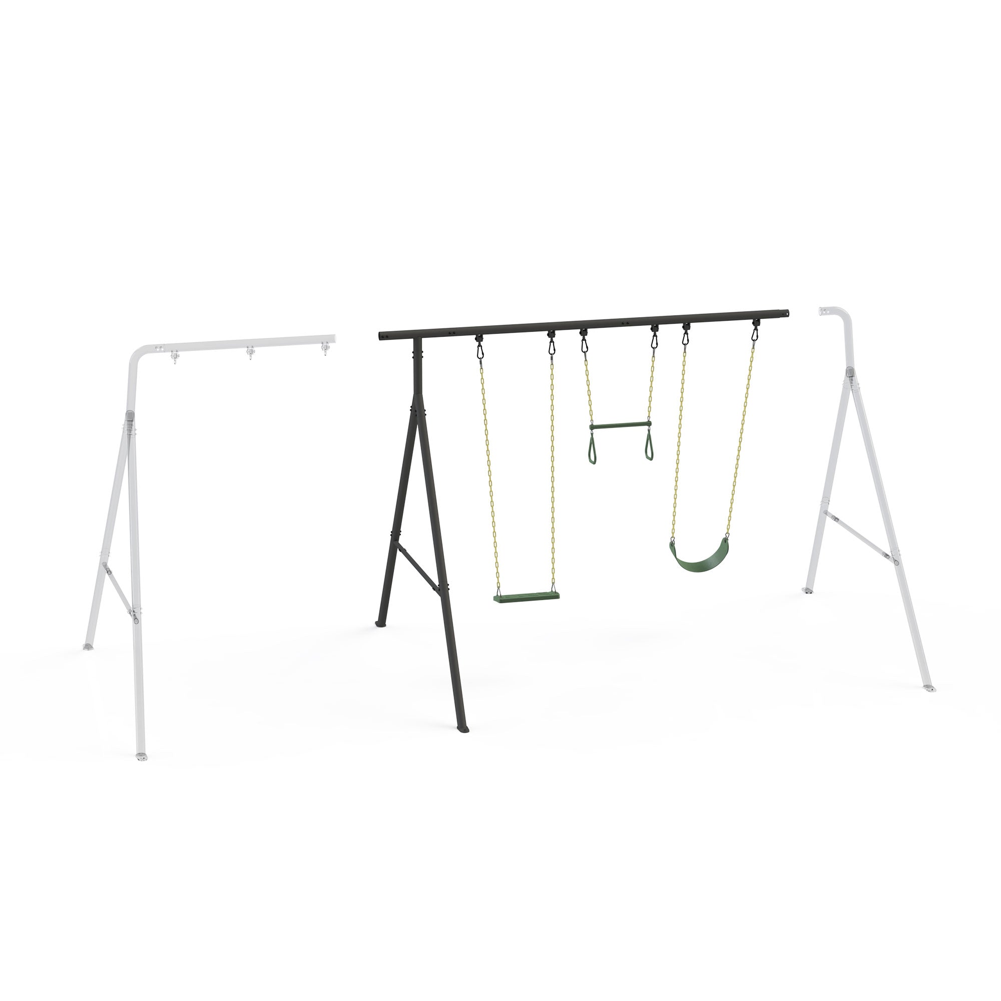 gobaplay 8' Ultimate Adventure Kids Swing Set Frame Extension (Open Box) - VMInnovations