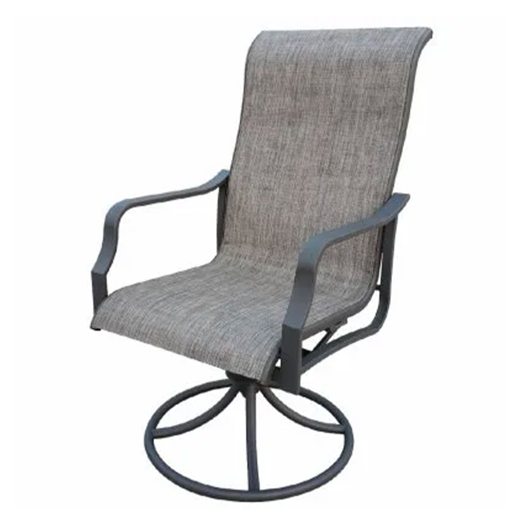 Four Seasons Courtyard Tuscany 6 Piece Swivel Rocker Chair Set w/ Aluminum Frame - VMInnovations