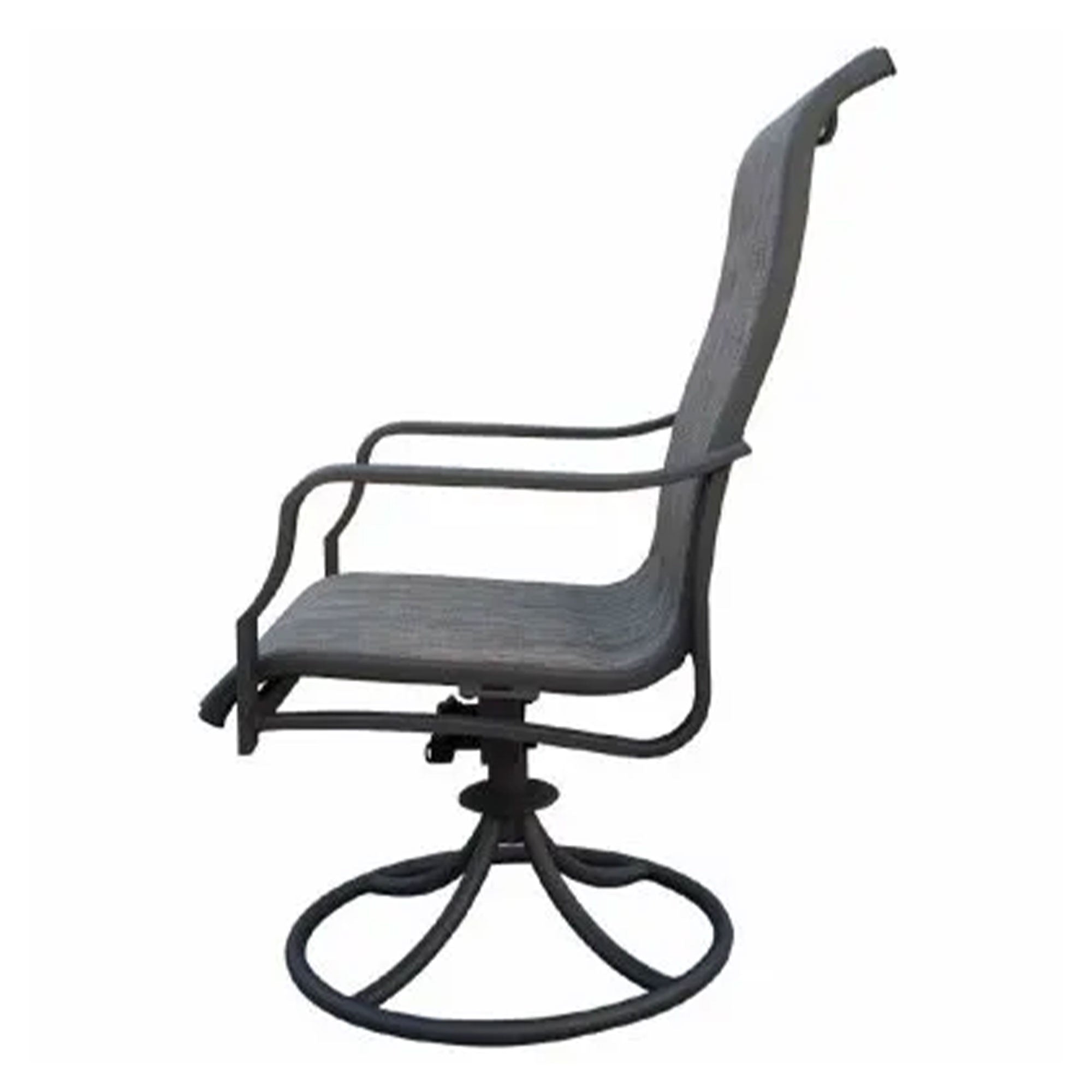 Four Seasons Courtyard 6pc Swivel Rocker Chair Set w/ Aluminum Frame (Used) - VMInnovations
