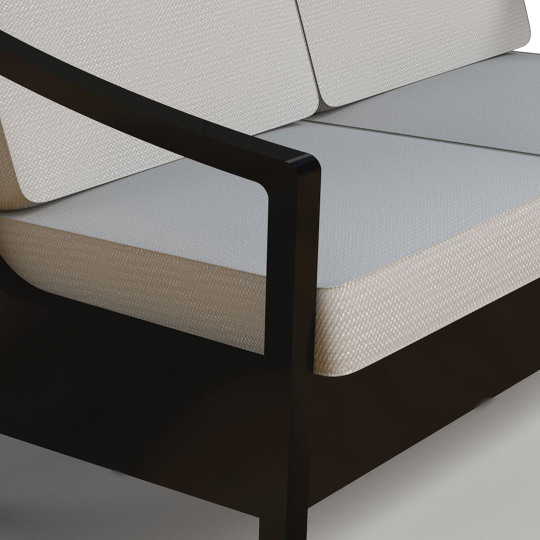 Four Seasons Courtyard Wilmette 4 Piece Sleek Deep Seating Chat Set, Neutral - VMInnovations