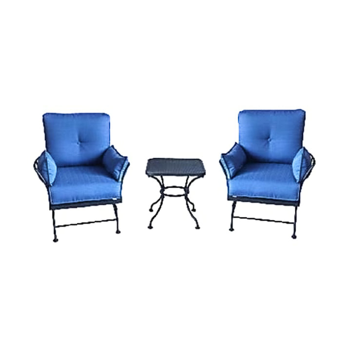 Four Seasons Courtyard Uptown 3 Piece Chat Set w/ 2 Rocker Chairs & 1 Side Table - VMInnovations