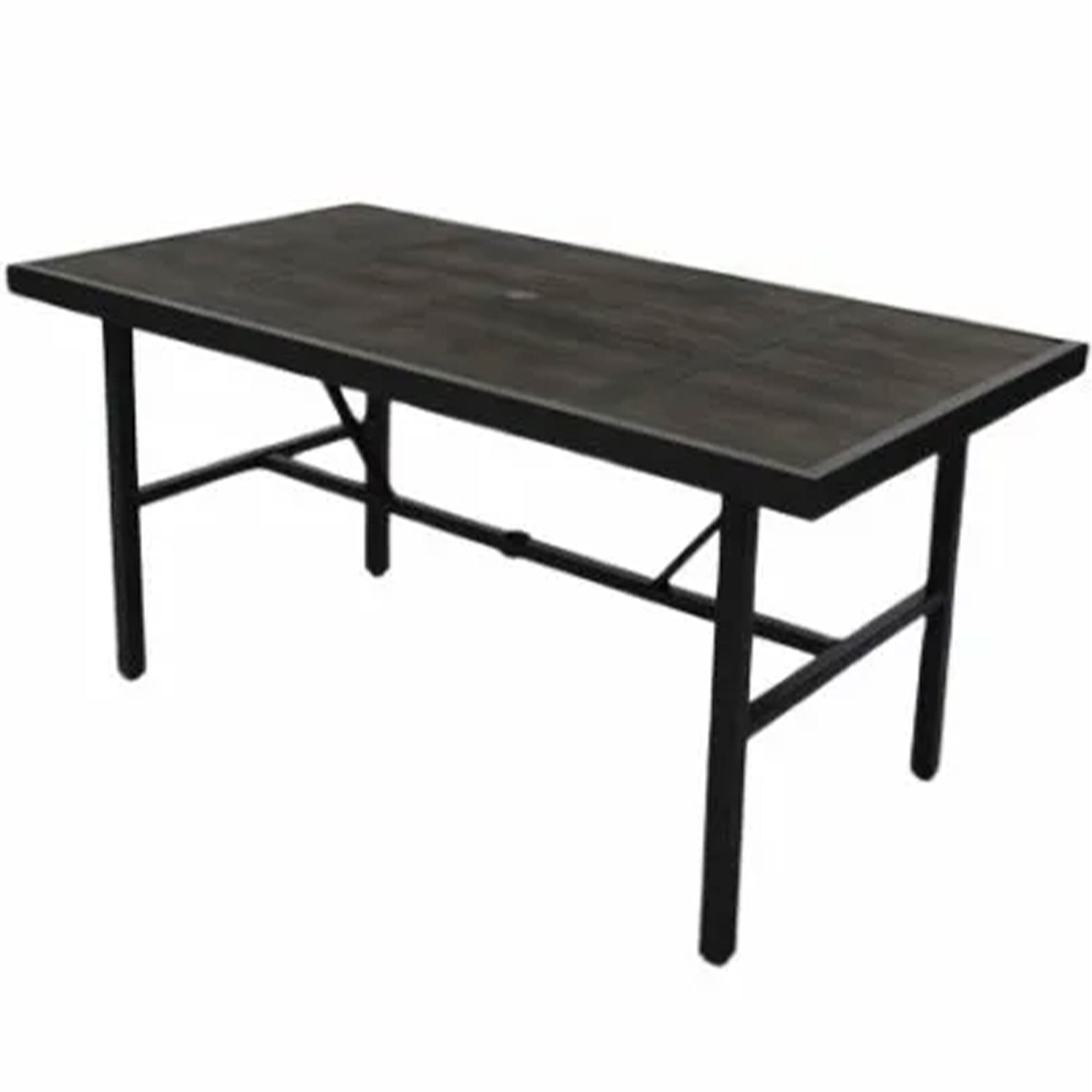 Four Seasons Courtyard Nantucket 40 x 72 Inch All Weather Patio Dining Table - VMInnovations