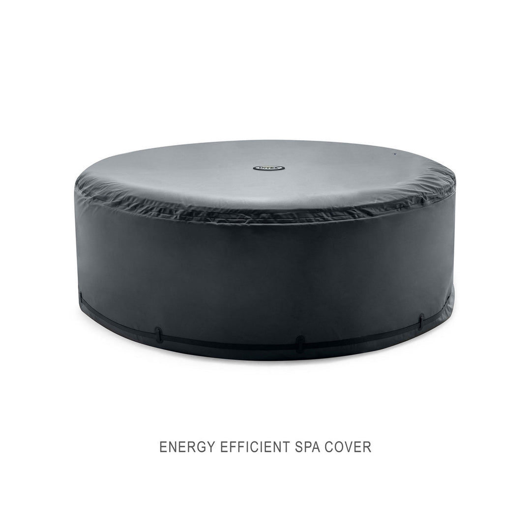 Intex PureSpa 6 Person Bubble Massage Inflatable Hot Tub Spa Set, Sahara Tan (For Parts) - VMInnovations