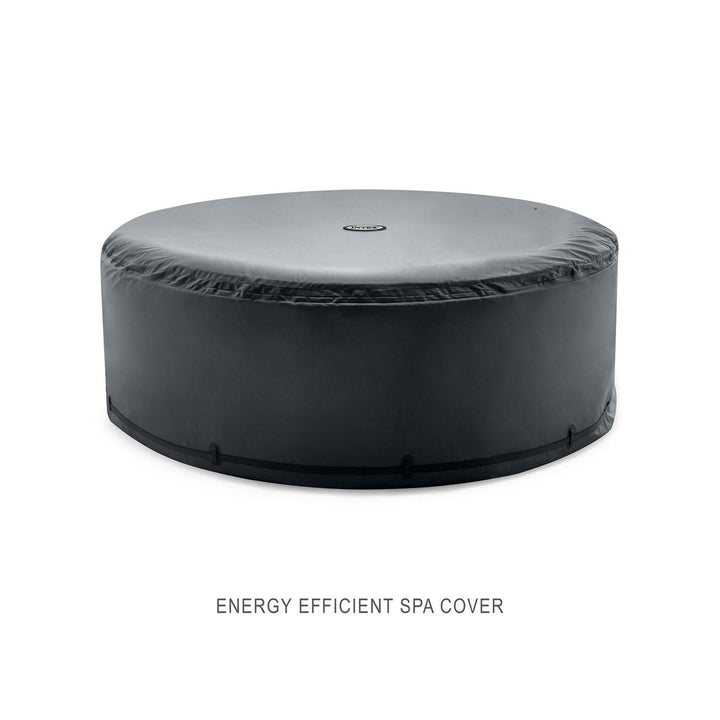 Intex PureSpa 6 Person Bubble Massage Inflatable Hot Tub Spa Set, Sahara Tan (For Parts) - VMInnovations