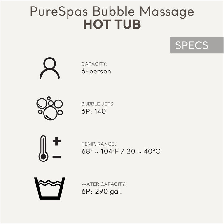 Intex 6 Person Bubble Massage Inflatable Hot Tub Spa Set, Sahara Tan (Used) - VMInnovations