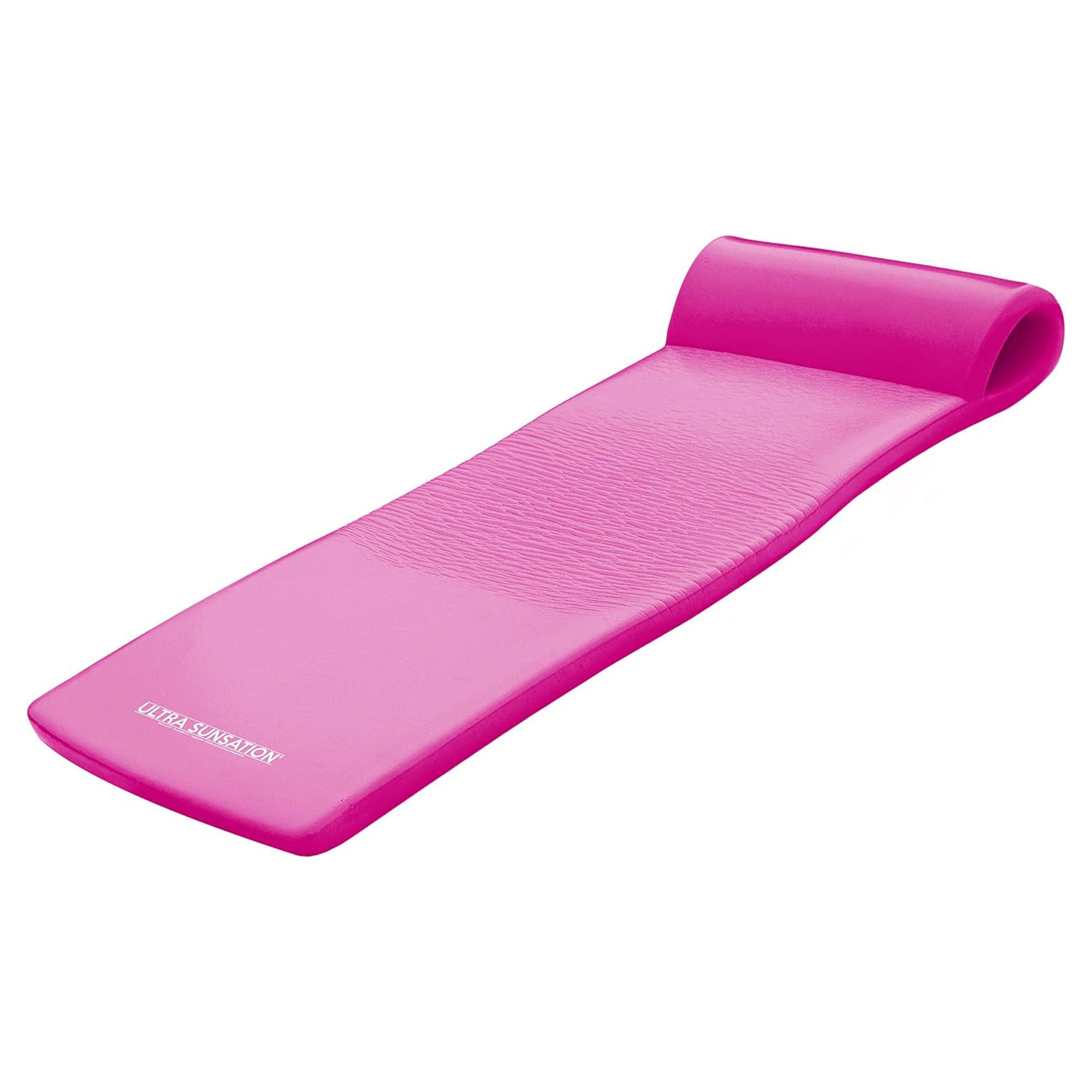 TRC Recreation Sunsation 2.5" Thick Foam Pool Float Lounge Mat, Pink (Open Box) - VMInnovations