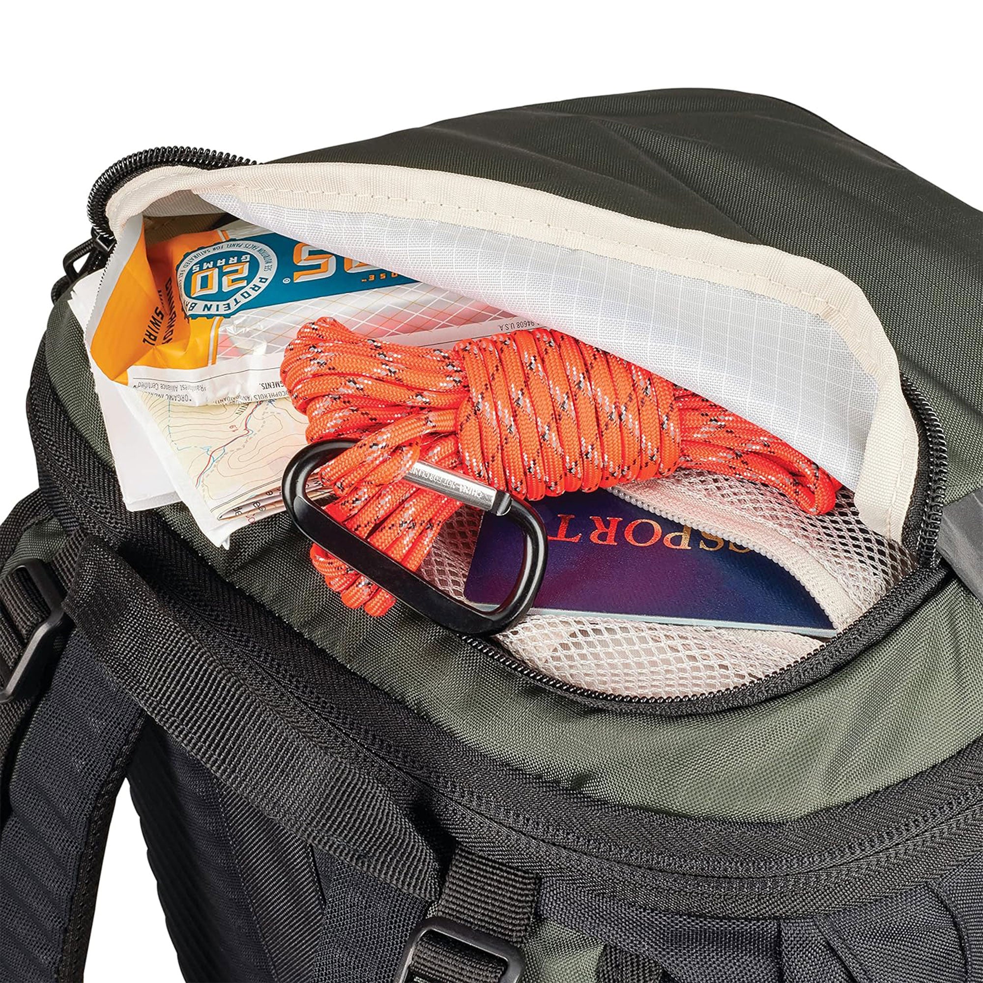 High Sierra Backpack w/Hydration Storage & Hiking Sleeve,Forrest Green(Open Box) - VMInnovations