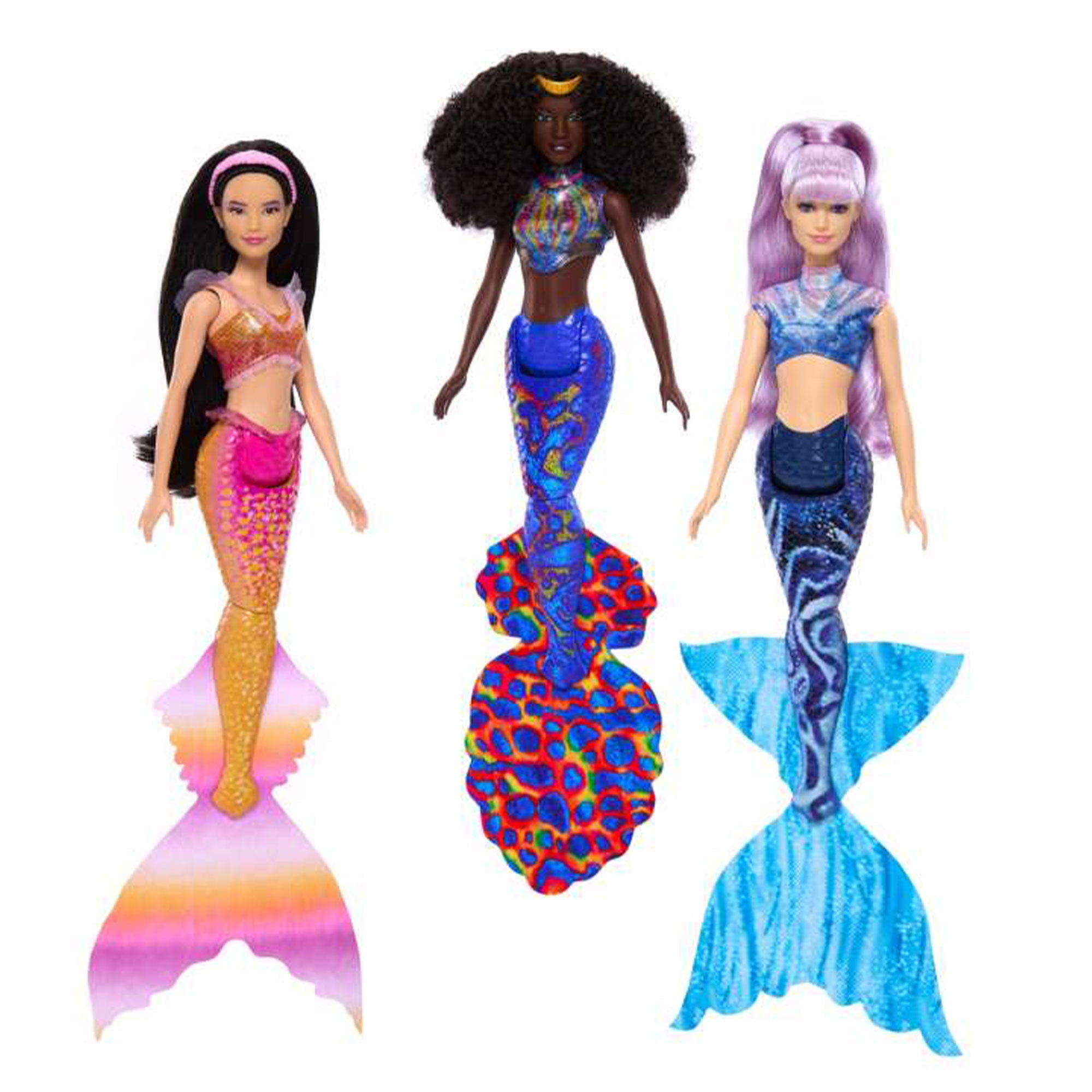 Disney the Little Mermaid Ariel And Sisters Small Doll Set With 7 Mermaid Dolls - VMInnovations