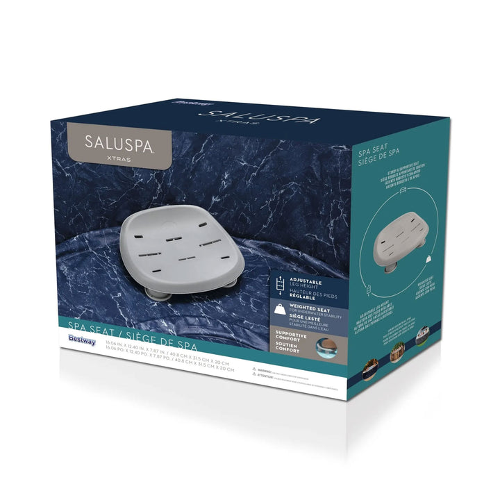 Bestway SaluSpa Underwater Non Slip Pool & Spa Seat w/Adjustable Legs (2 Pack) - VMInnovations