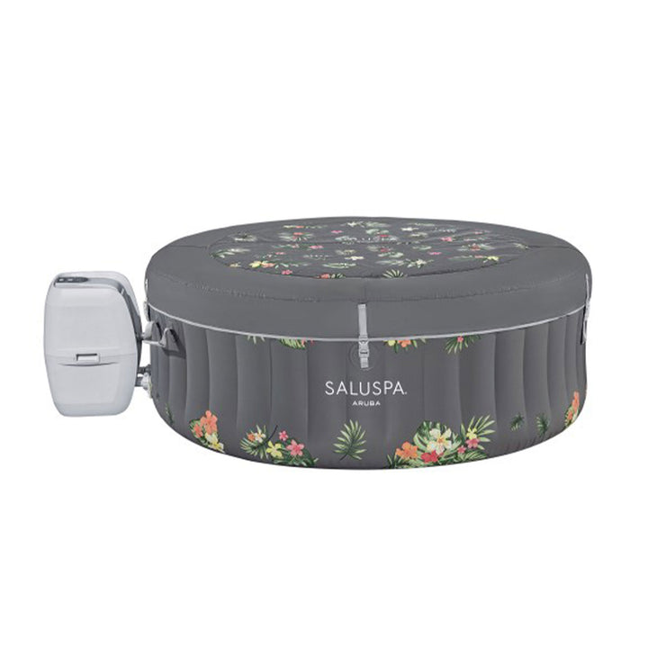 Bestway SaluSpa Aruba AirJet Inflatable Hot Tub with 2 SaluSpa Non-Slip Spa Seat