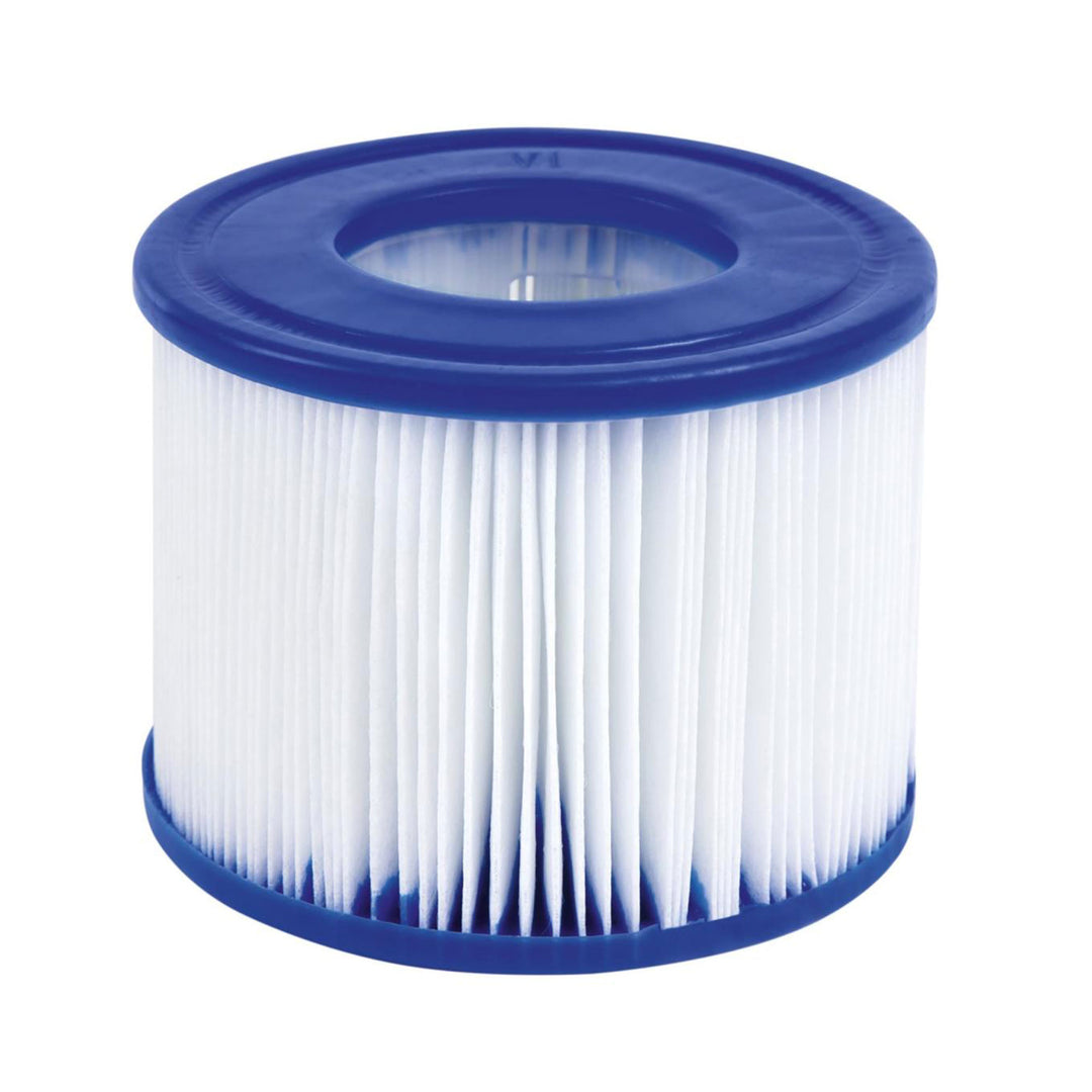 Coleman SaluSpa 114 AirJet Square Hot Tub w/2-Pack of Bestway SaluSpa Spa Seat - VMInnovations