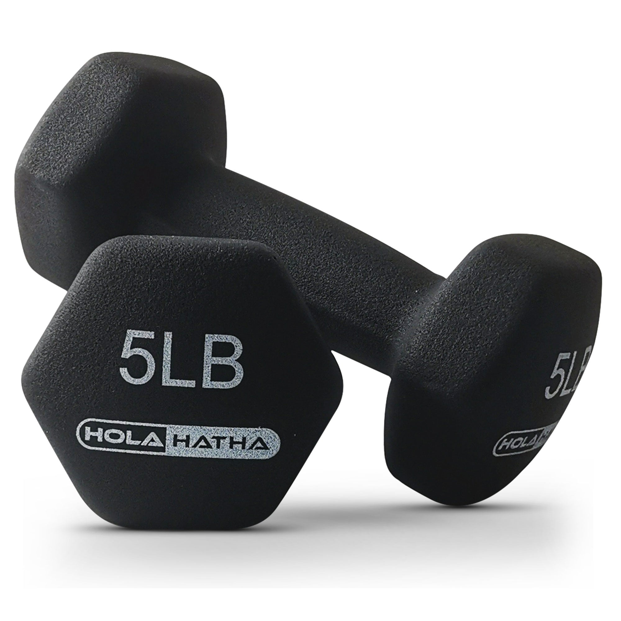 HolaHatha 3, 5, 8, 10, 12 & 15lb Neoprene Dumbbell Set w/Storage Rack(For Parts) - VMInnovations
