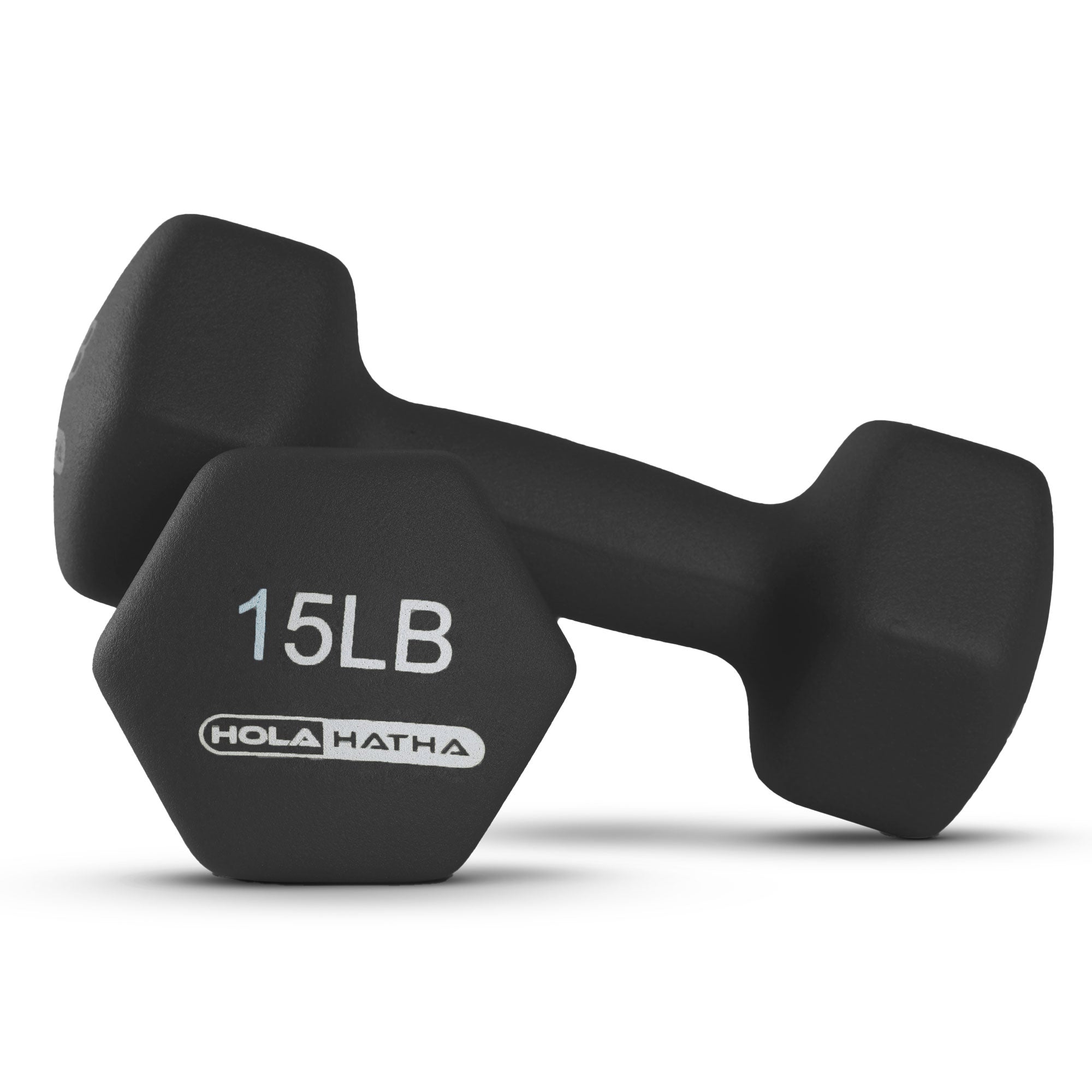 HolaHatha 3, 5, 8, 10, 12 & 15lb Neoprene Dumbbell Set w/Storage Rack(For Parts) - VMInnovations