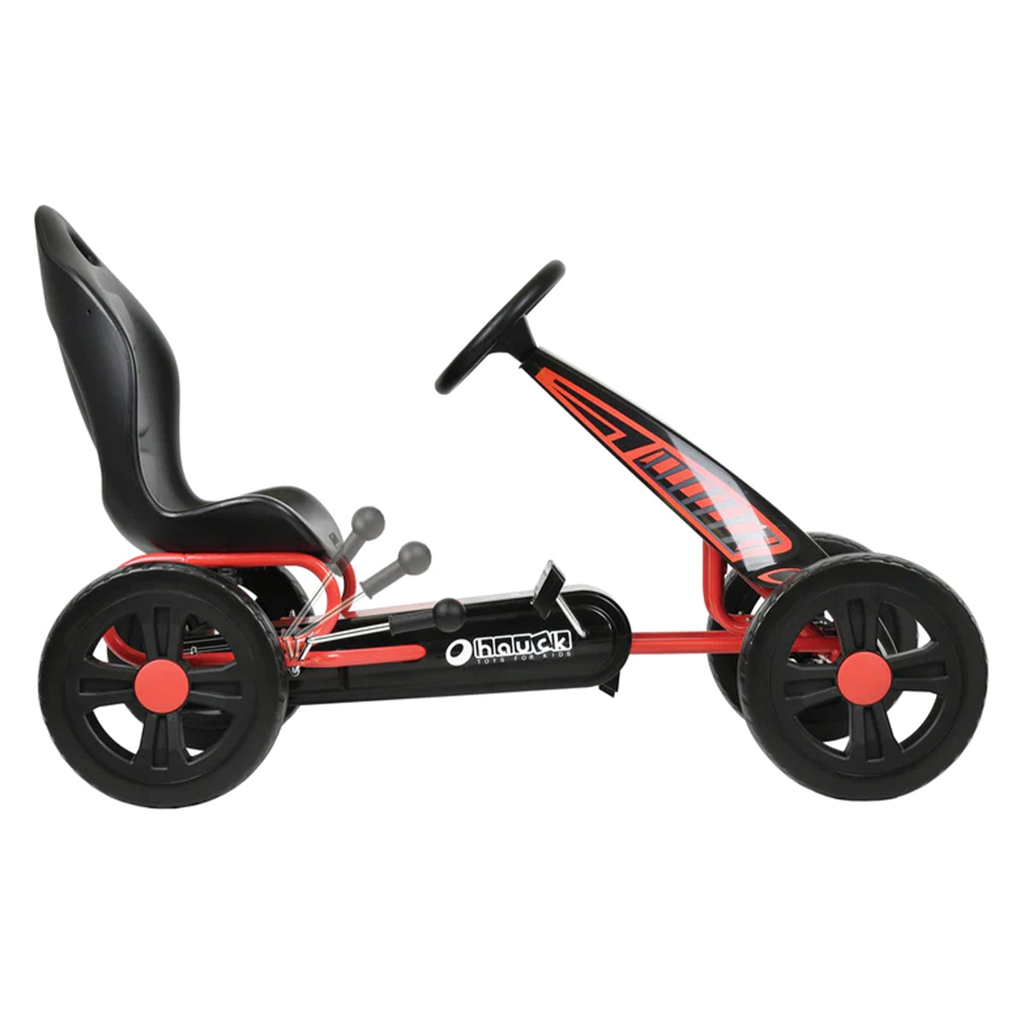 Hauck Cyclone Pedal Go Kart w/Adjustable Bucket Seat for Kids Ages 4-8(Open Box) - VMInnovations