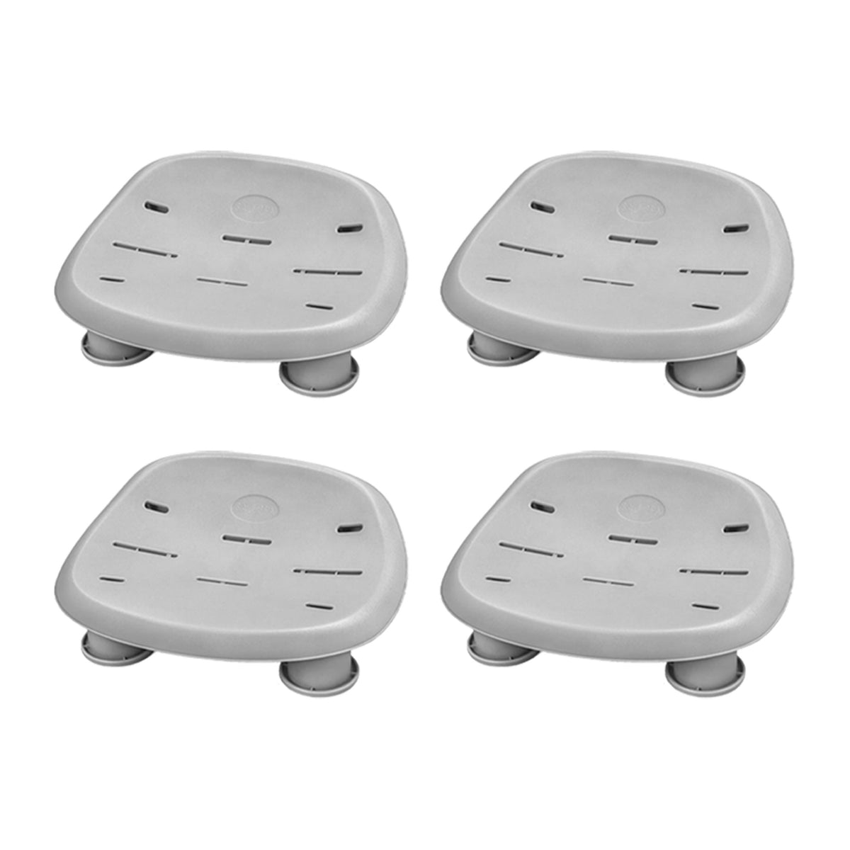 Bestway Hawaii AirJet Inflatable Hot Tub Set with 4 SaluSpa Non-Slip Spa Seat