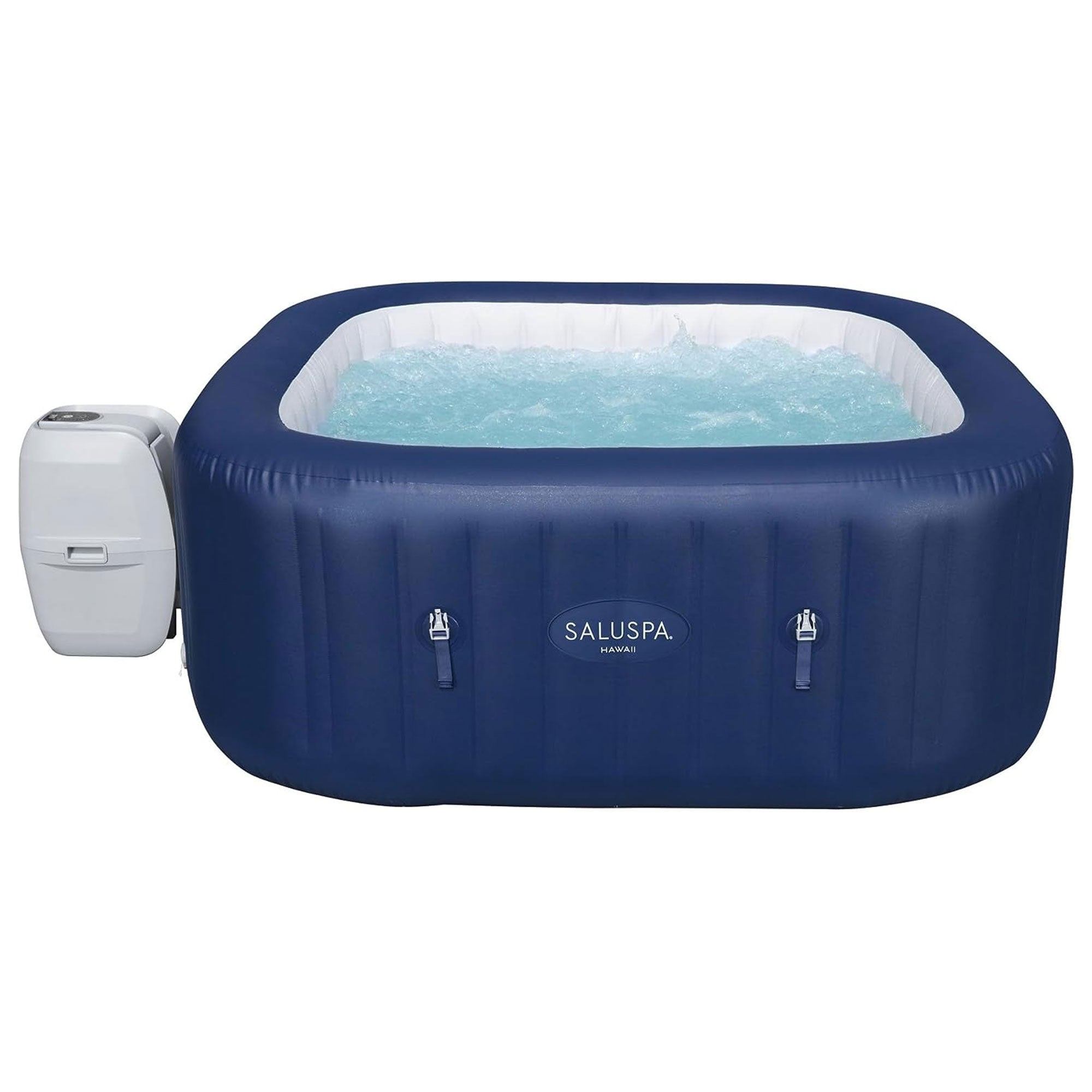 Bestway Hawaii AirJet Inflatable Hot Tub with 6 SaluSpa Non-Slip Pool & Spa Seat
