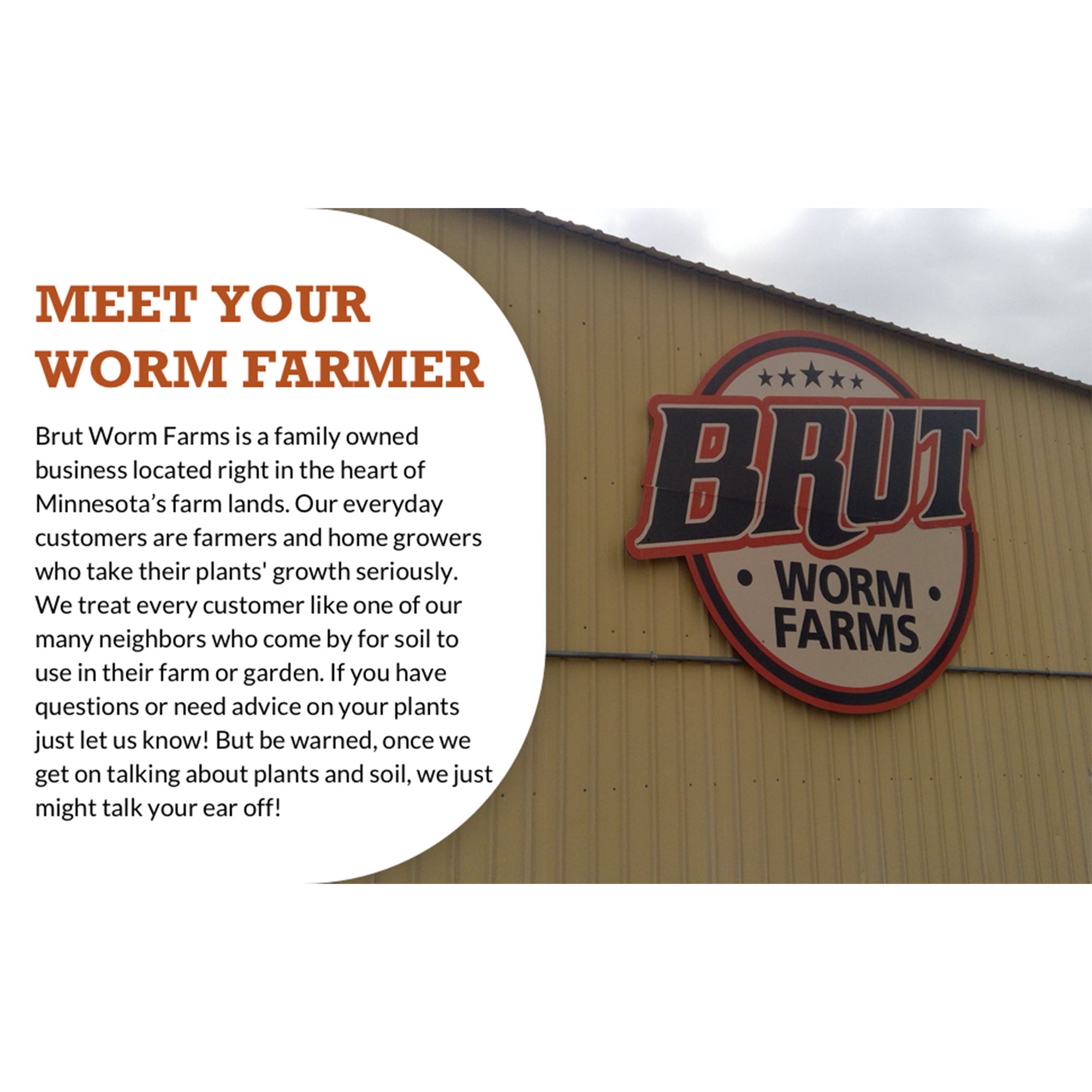 Brut Worm Farms Worm Castings Soil, Cow Compost Fertilizer & Potting Soil Bundle