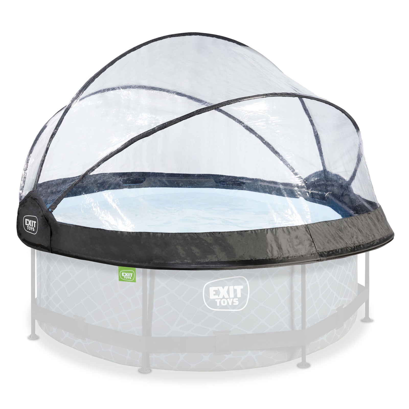 EXIT Toys 8ft Round Multifunctional Pool Cover Dome for Outdoor Swimming Pools - VMInnovations