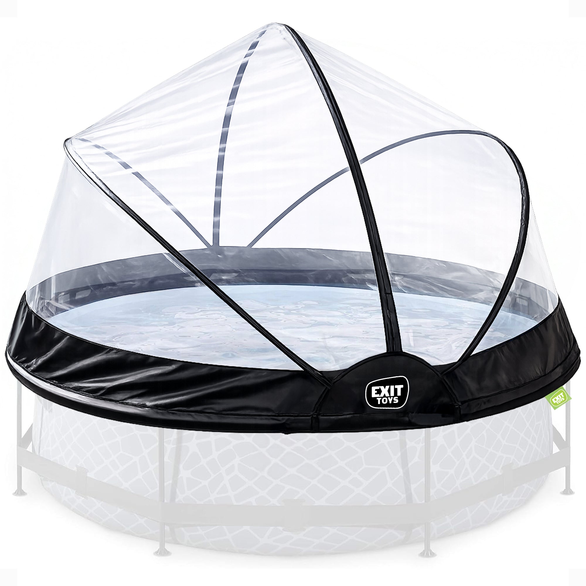 EXIT Toys 8ft Round Multifunctional Pool Dome for Outdoor Pools (For Parts) - VMInnovations
