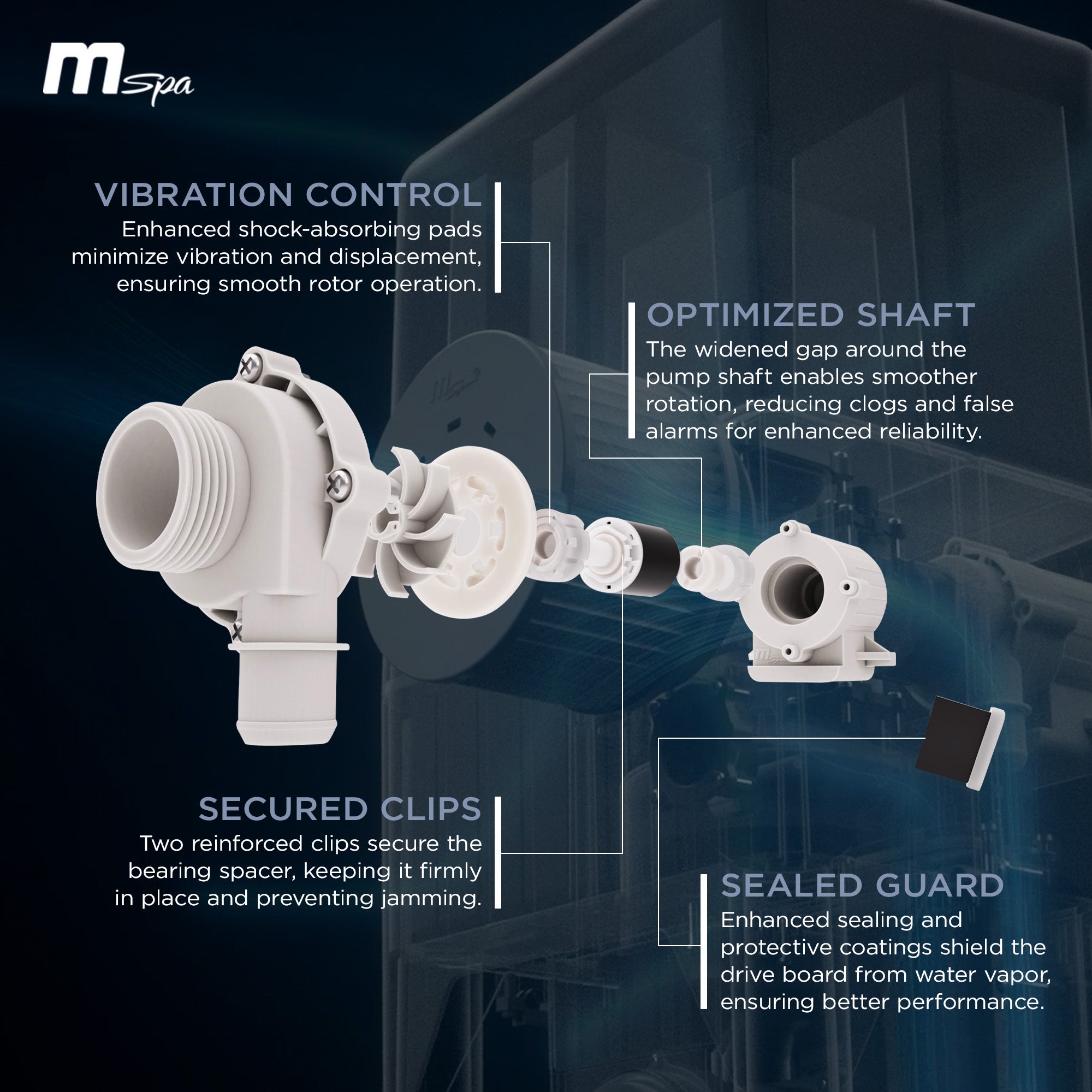 MSpa Square Bubble Spa w/Hard Exterior, Soft Lining Interior, & Hydro Jets, Oslo - VMInnovations