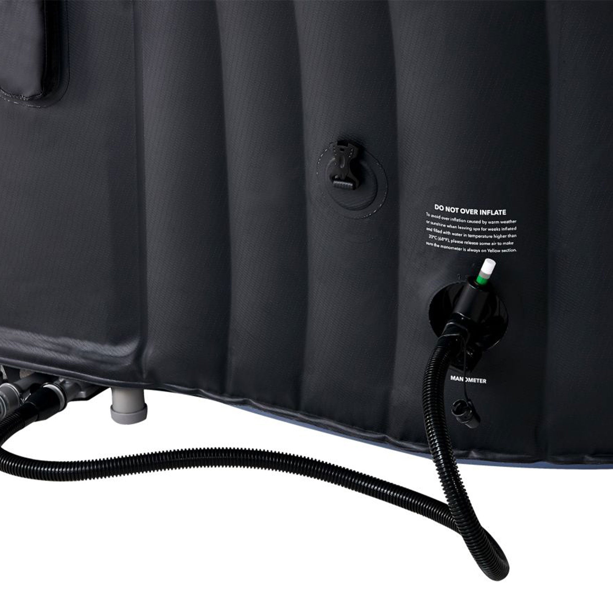 Tekapo 6 Person Inflatable Squared Hot Tub with Air Jets Massage System (Used) - VMInnovations
