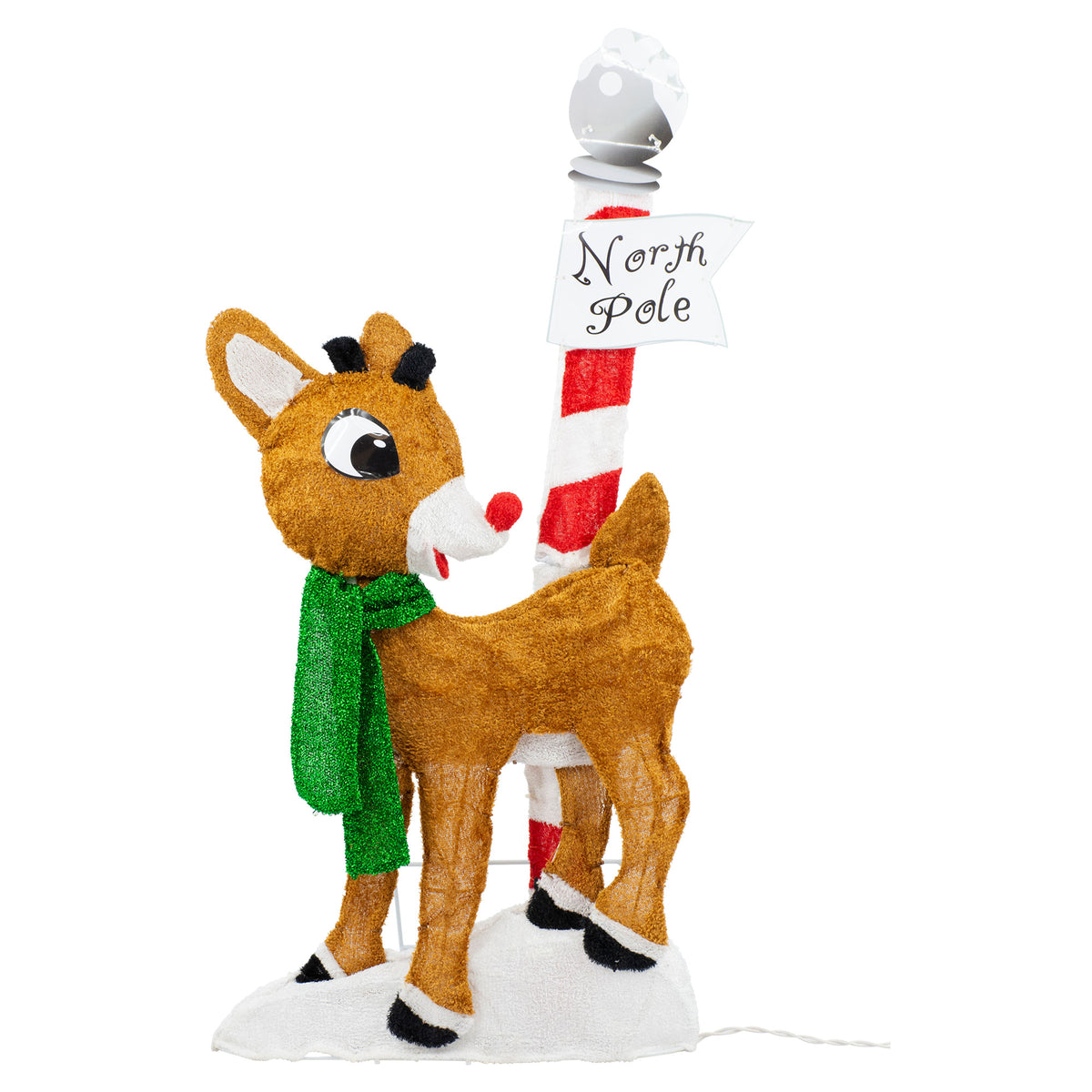 ProductWorks 32" Rudolph the Red Nosed Reindeer Pre-Lit Yard Decor (Open Box) - VMInnovations