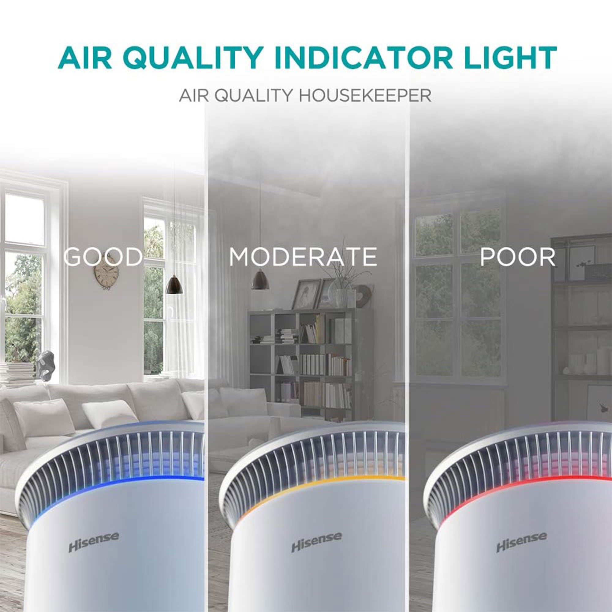 Hisense 376 Sq Ft Air Purifier w/4 Speed & HEPA Technology (Open Box) - VMInnovations