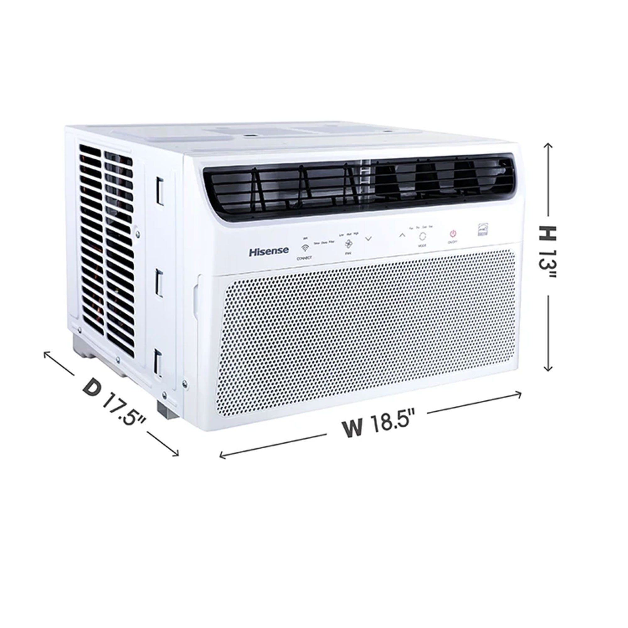 Hisense 8000 BTU Wifi Connected ENERGY STAR Window AC (Refurbished) - VMInnovations