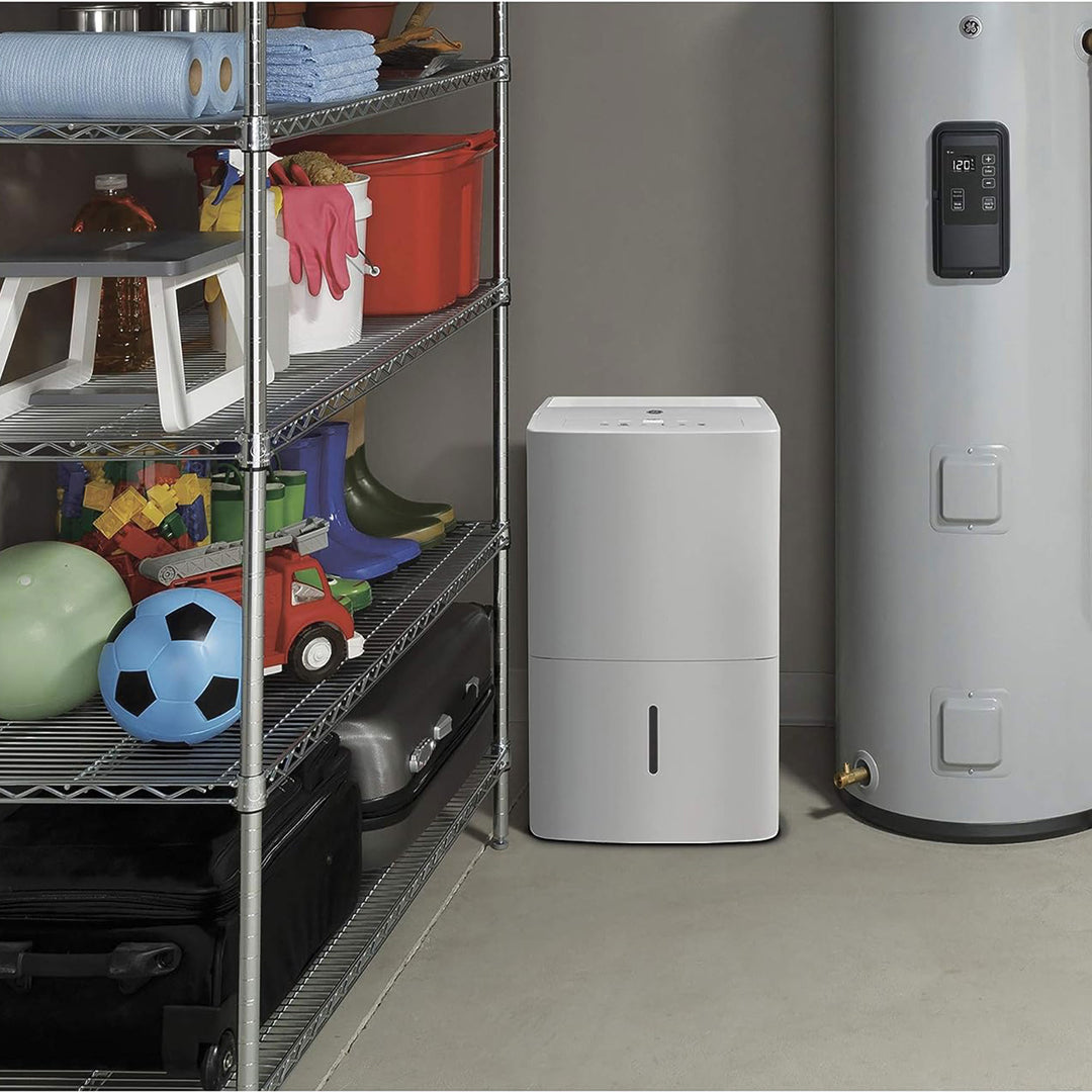 GE 35 Pint Portable Home Dehumidifier for Damp Spaces (Certified Refurbished) - VMInnovations