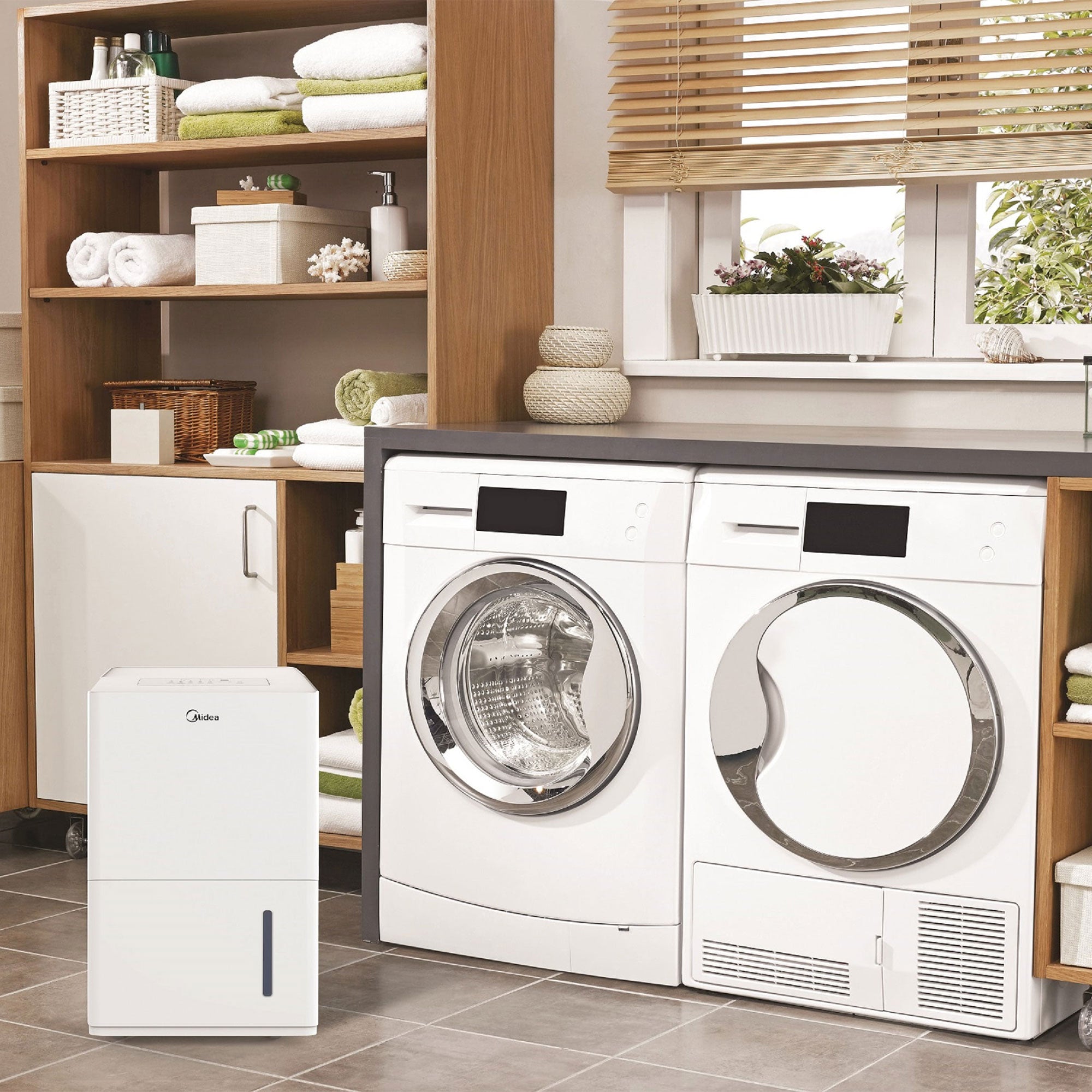 Midea 35 Pint Energy Star Smart Dehumidifier for Home, (Refurbished) - VMInnovations