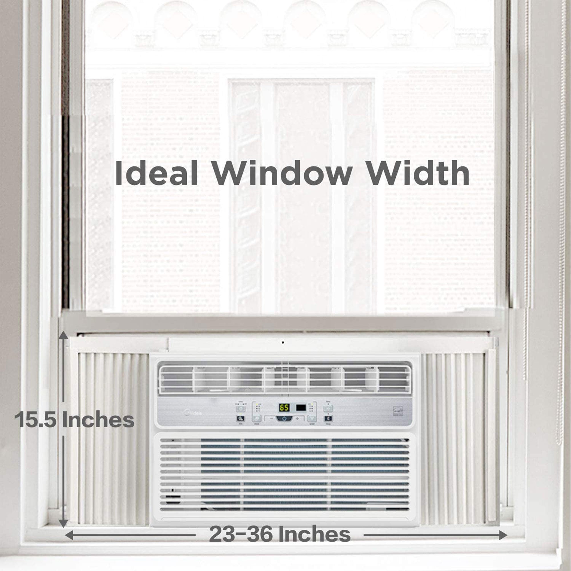 Midea EasyCool 8,000 BTU Window Air Conditioner w/ Remote, Rooms Up To 350 Sq Ft - VMInnovations