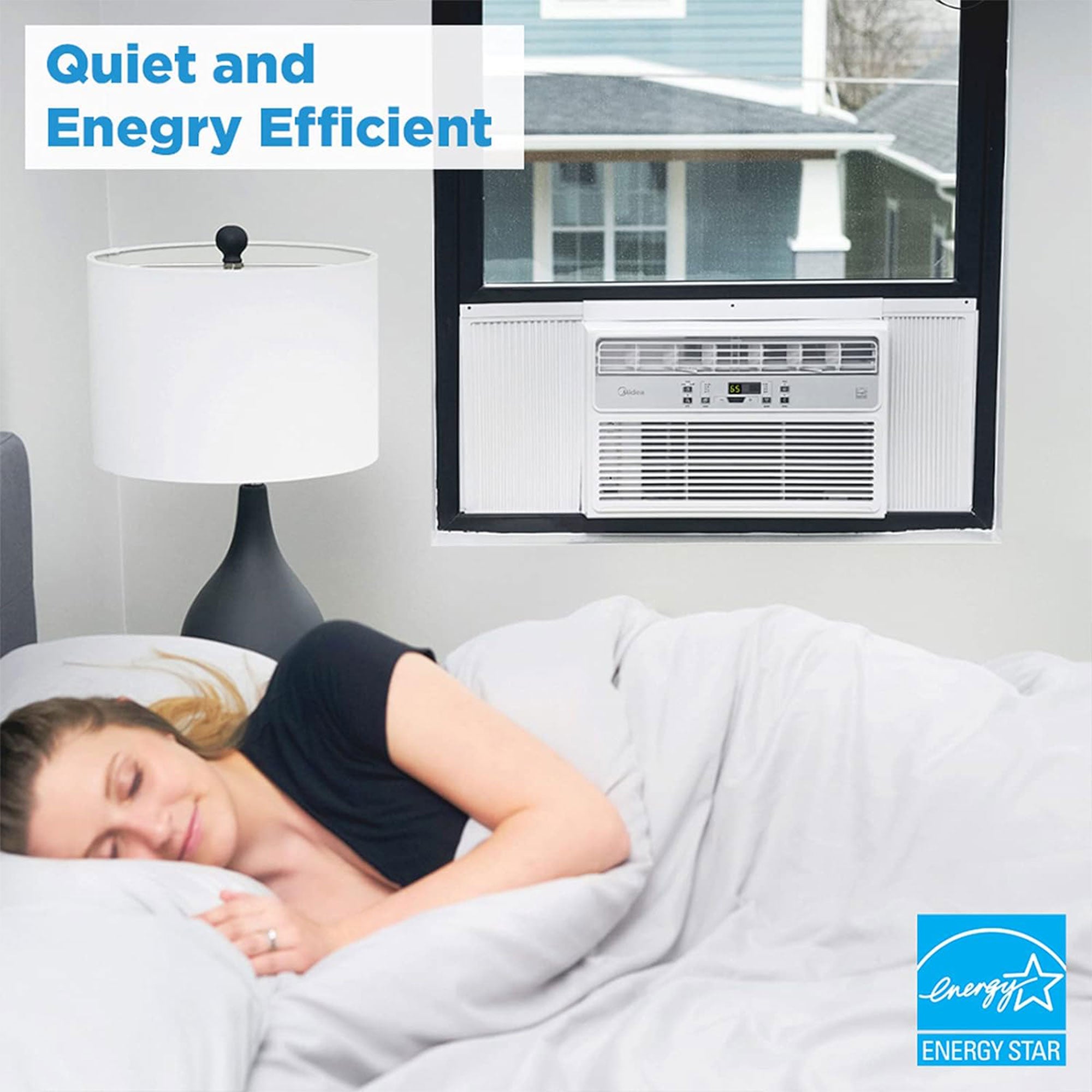 Midea EasyCool 8,000 BTU Window Air Conditioner w/ Remote, Rooms Up To 350 Sq Ft - VMInnovations