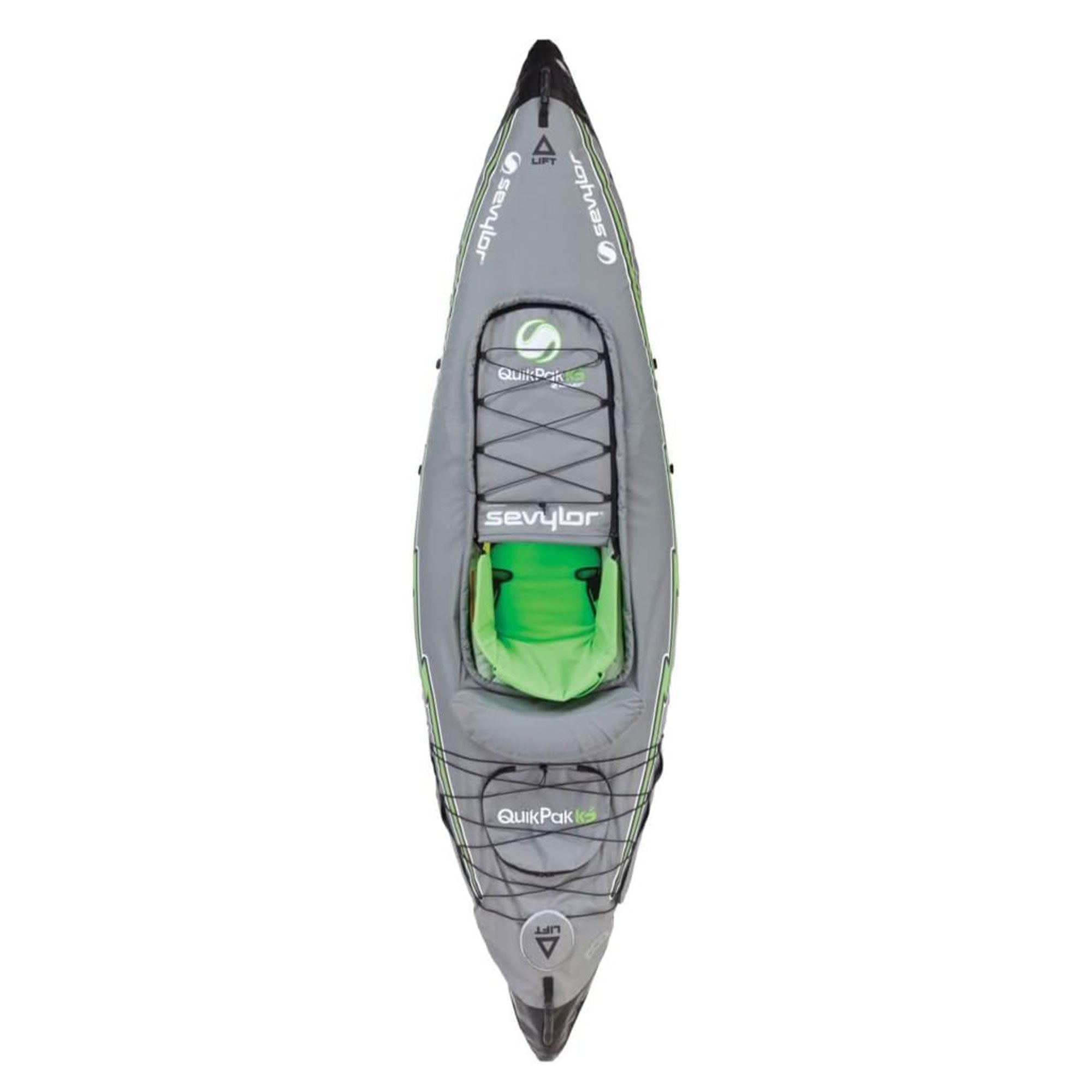 Sevylor QuickPak K5 1 Person Inflatable Kayak with Hand Pump and Paddle Included