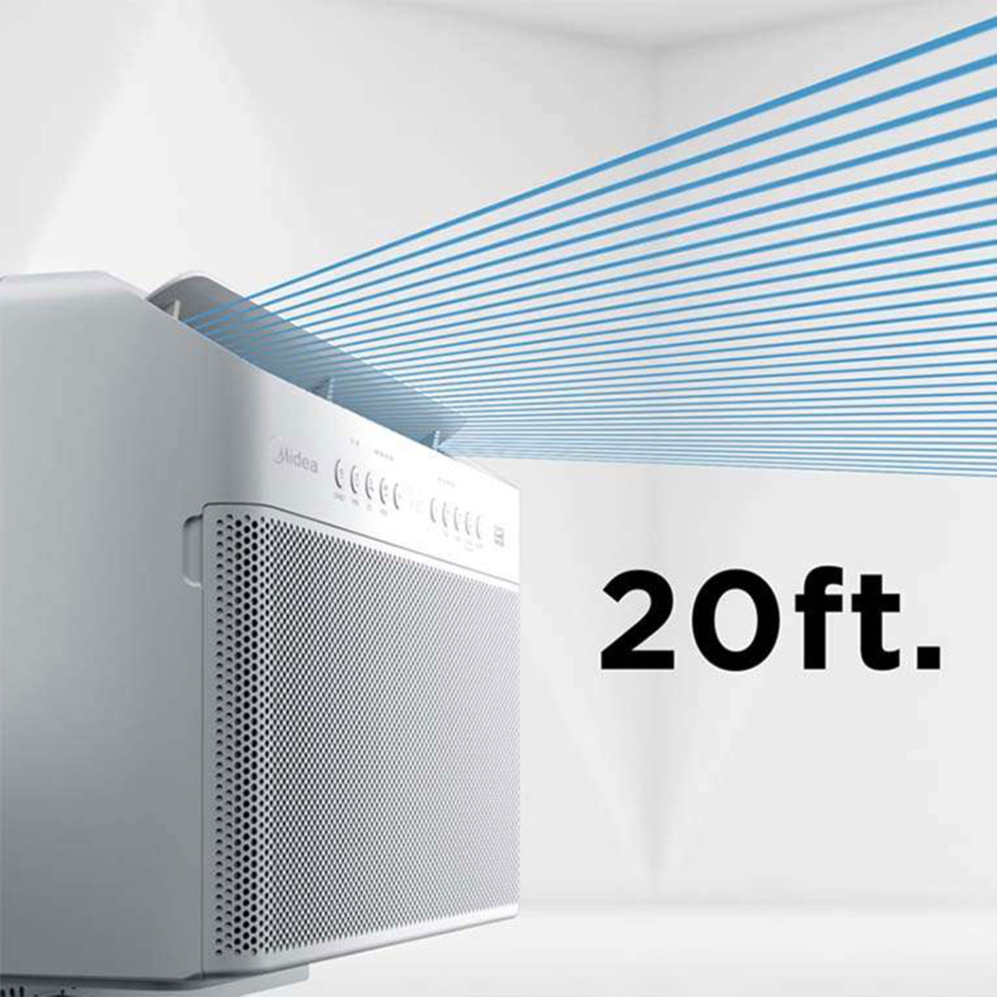 Midea 12,000 BTU Smart U Shaped Window Air Conditioner (Refurbished)