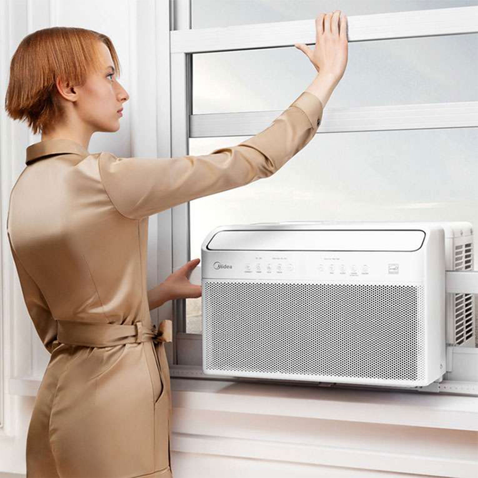 Midea 12,000 BTU Smart U Shaped Window Air Conditioner (Open Box) - VMInnovations