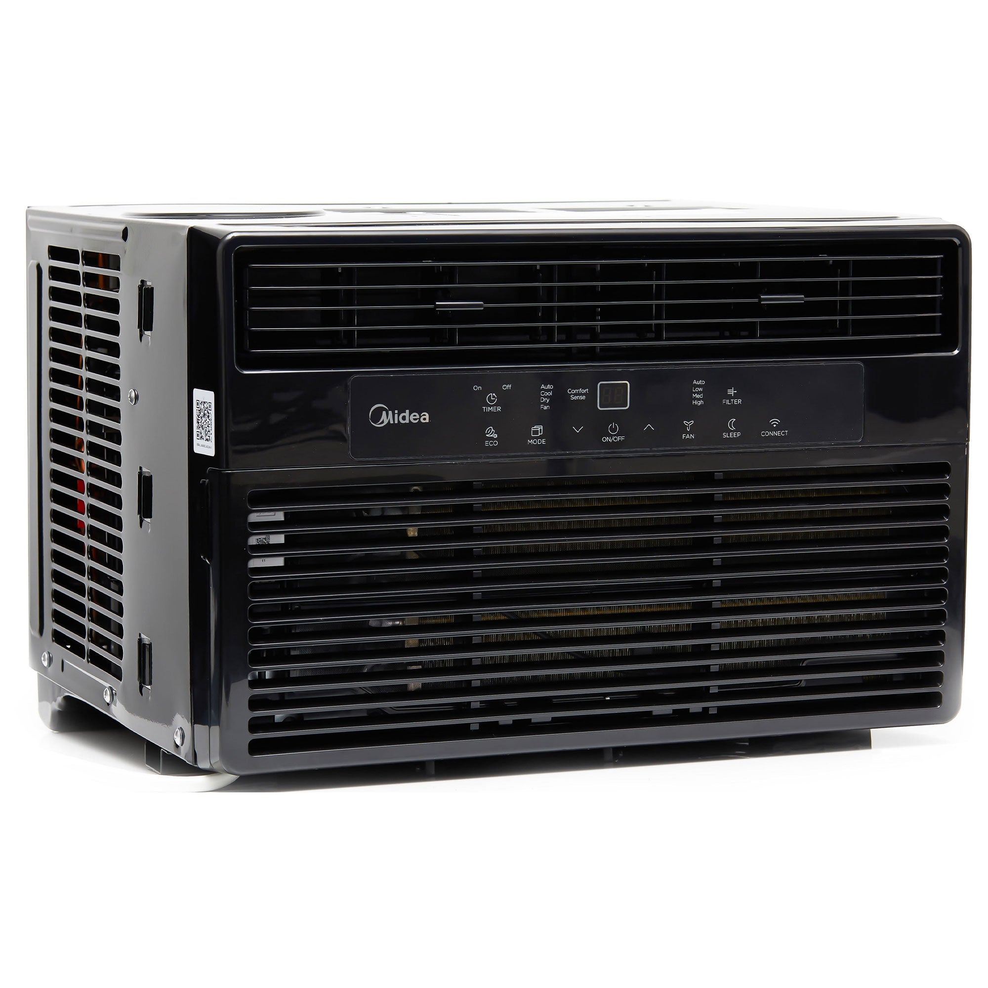 Midea 8,000 BTU 115V Smart Window Air Conditioner, Black (Refurbished) - VMInnovations