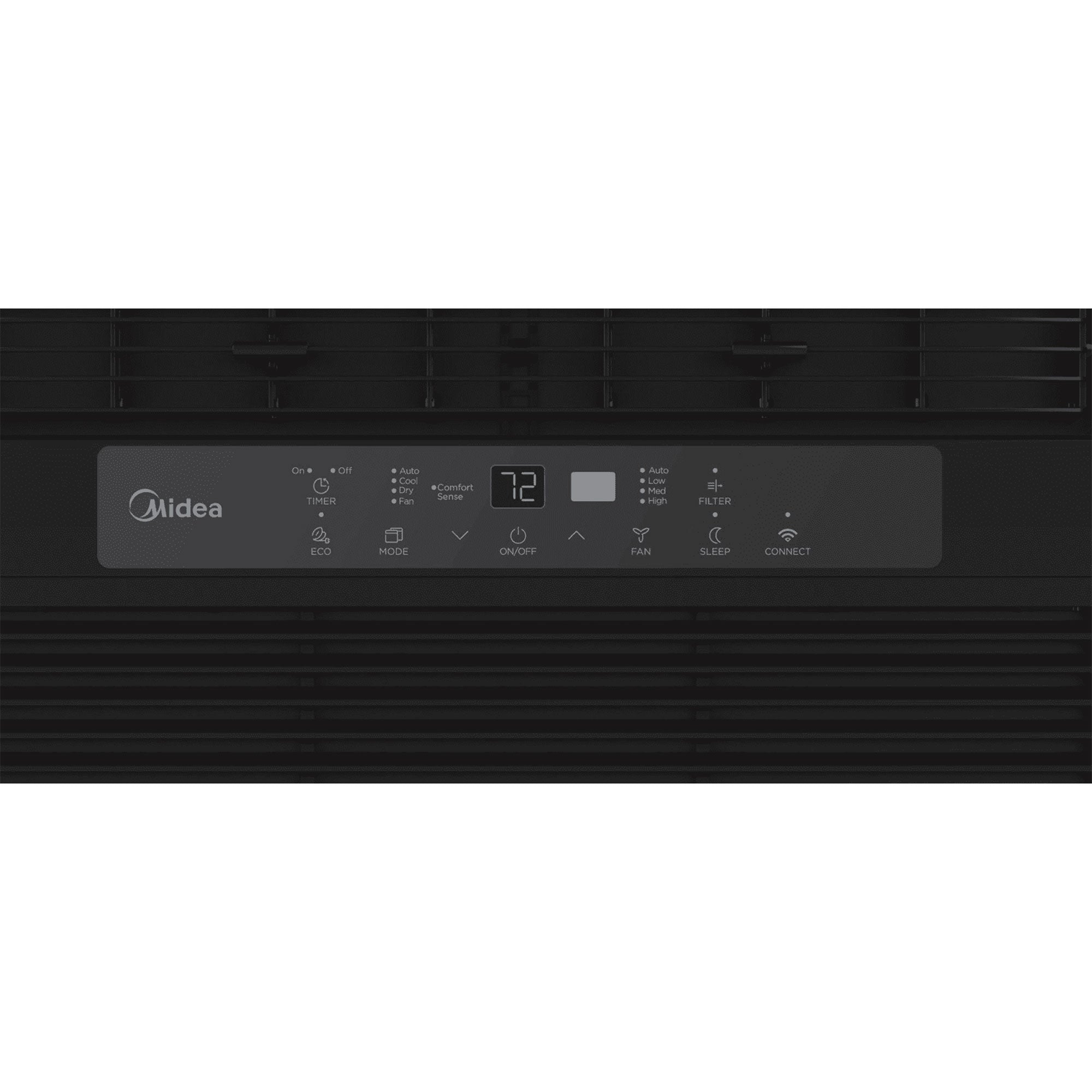 Midea 8,000 BTU 115V Smart Window Air Conditioner, Black (Refurbished) (Used) - VMInnovations