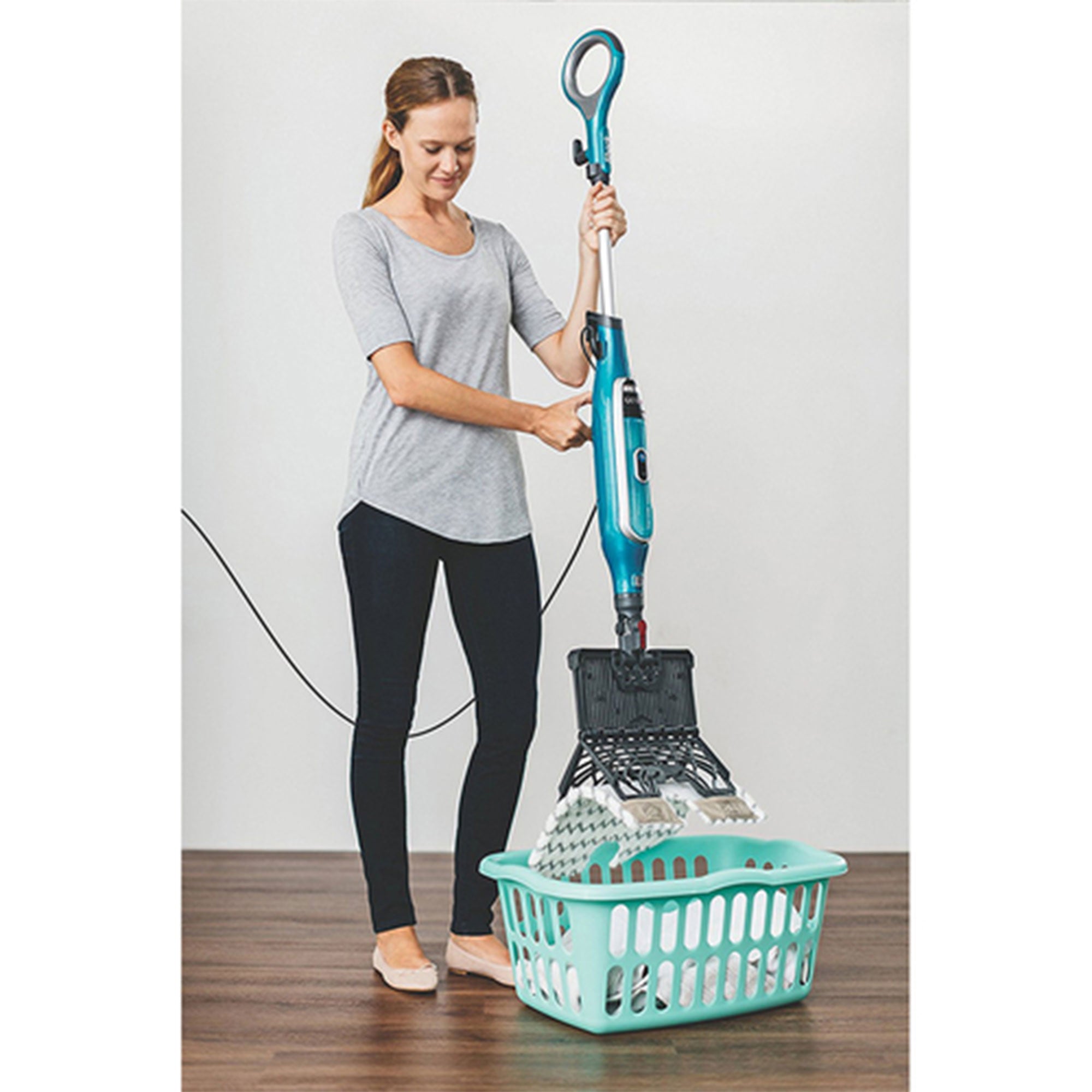 Shark Genius Steam Pocket Mop w/3 Control Setting, Green (Certified Refurbished) - VMInnovations