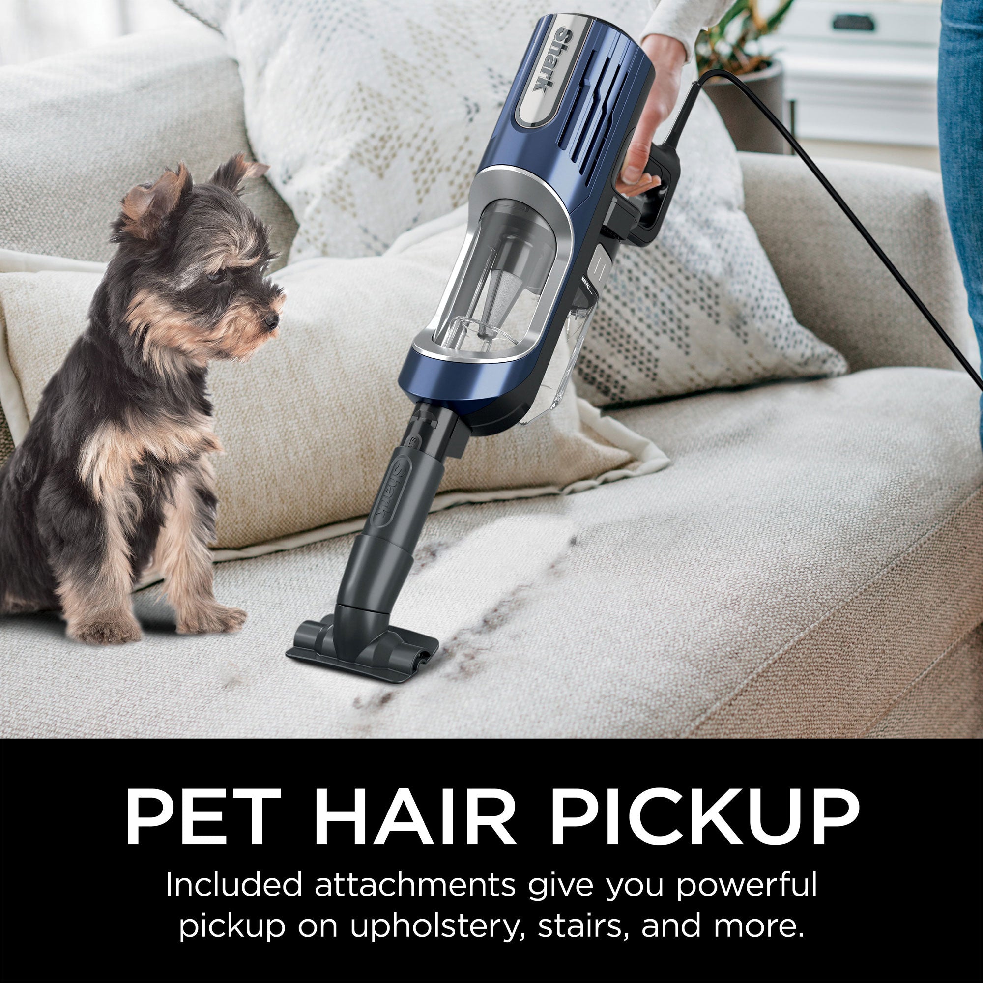 Shark UltraLight Pet Pro Corded LED Stick Vacuum, Blue (Refurbished) (Used) - VMInnovations