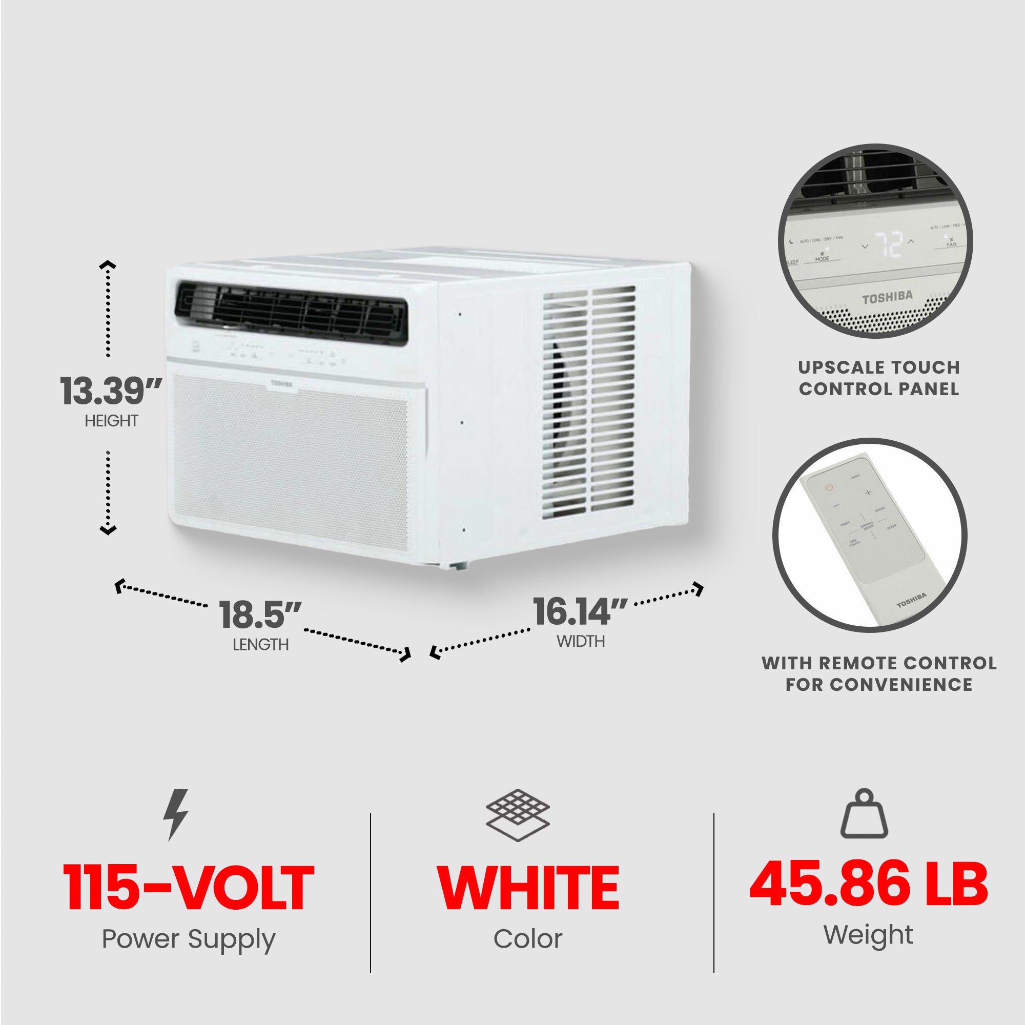 Toshiba 8,000 BTU 115V Smart WiFi Window Air Conditioner (Used) - VMInnovations